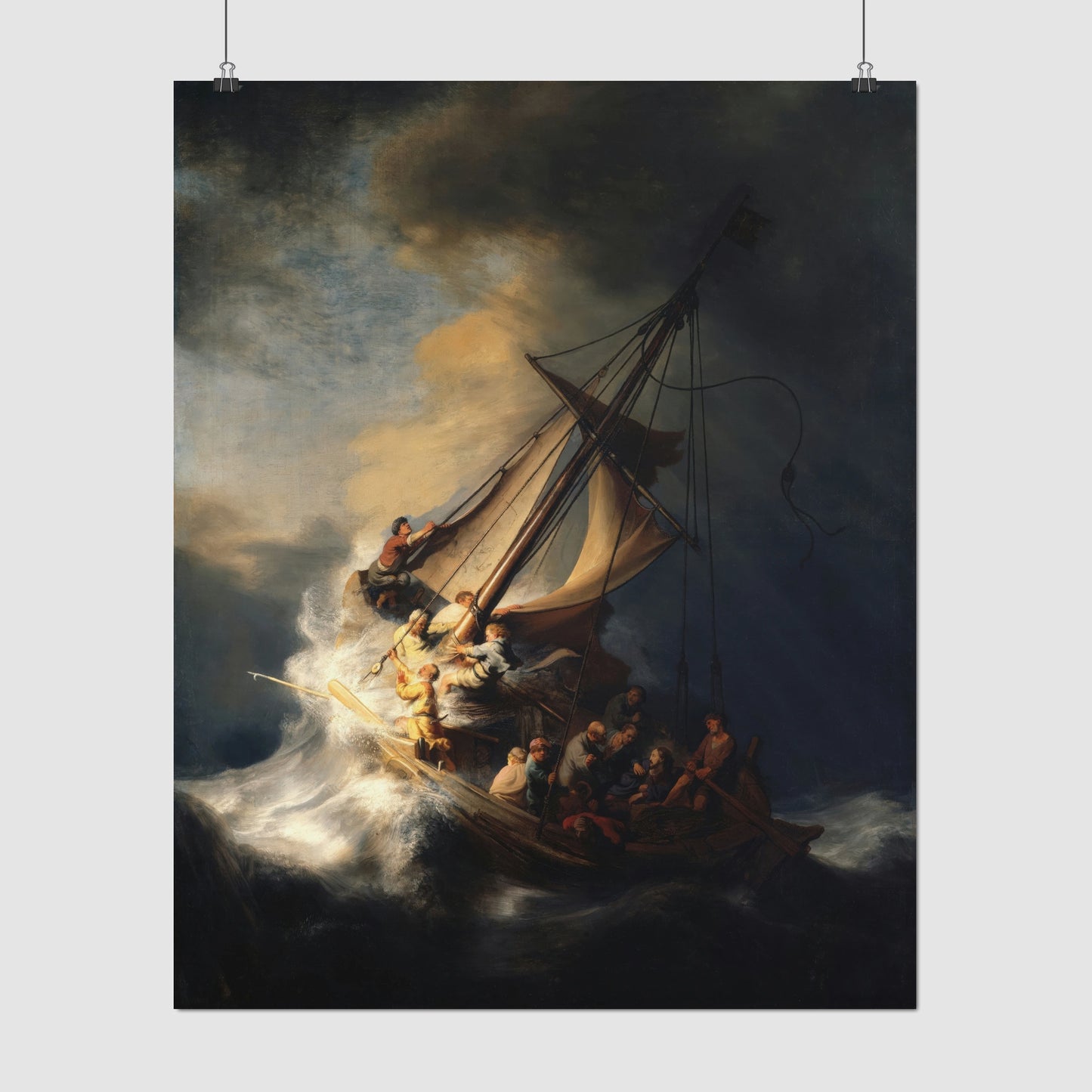 Christ in the Storm on the Sea of Galilee (1633) – Rembrandt