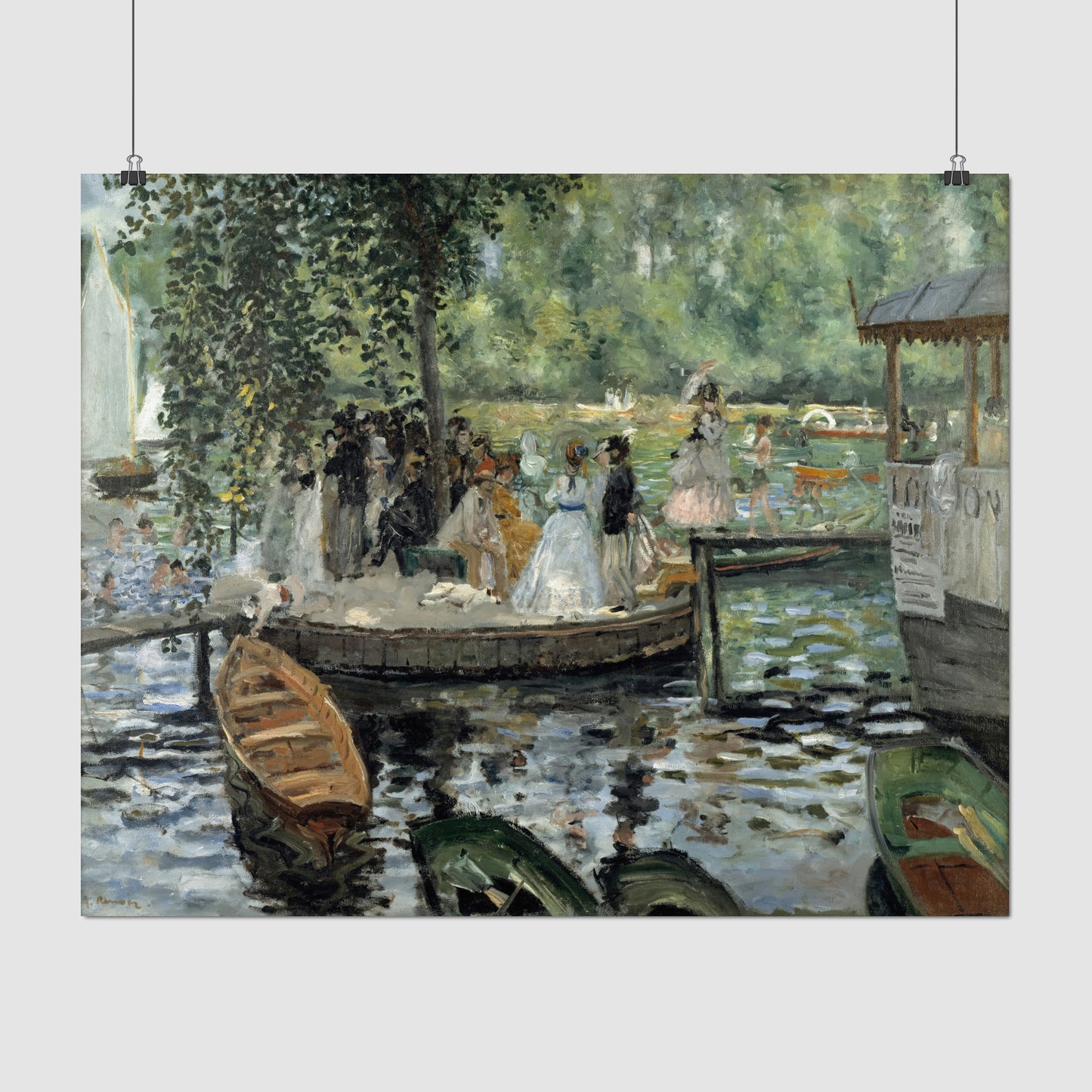 La Grenouillère (1869) – Pierre-Auguste Renoir