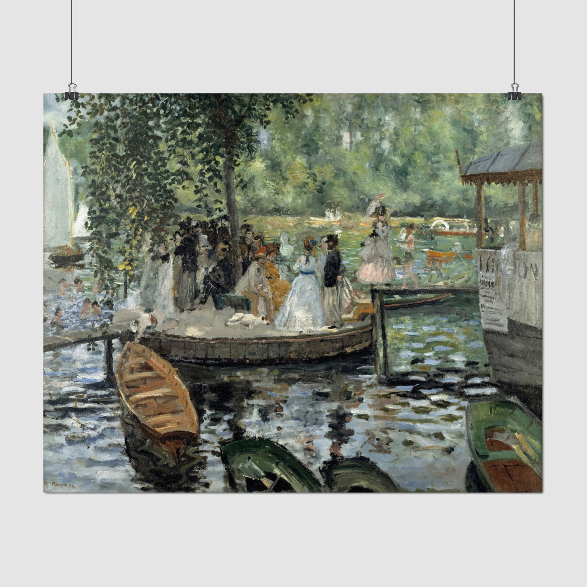 La Grenouillère (1869) – Pierre-Auguste Renoir