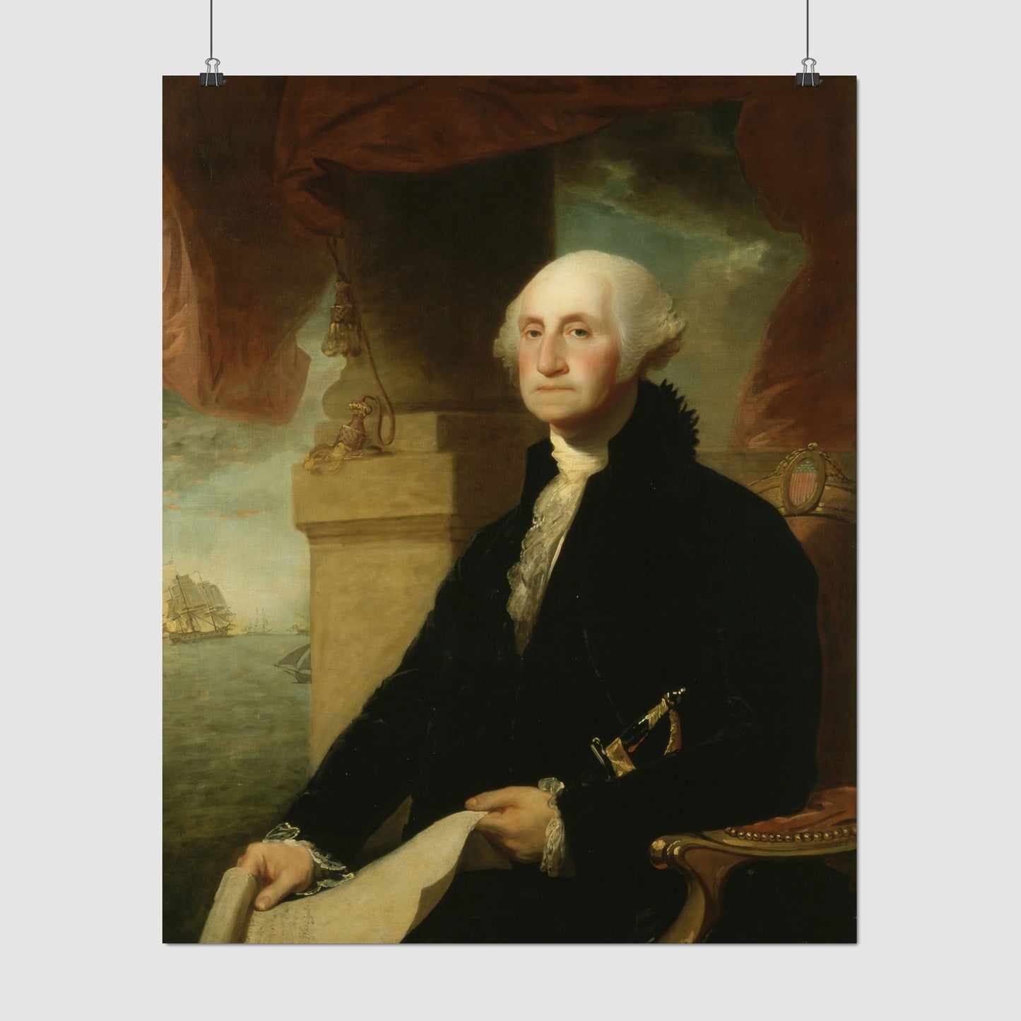 George Washington (The Constable-Hamilton Portrait) (1797) – Gilbert Stuart