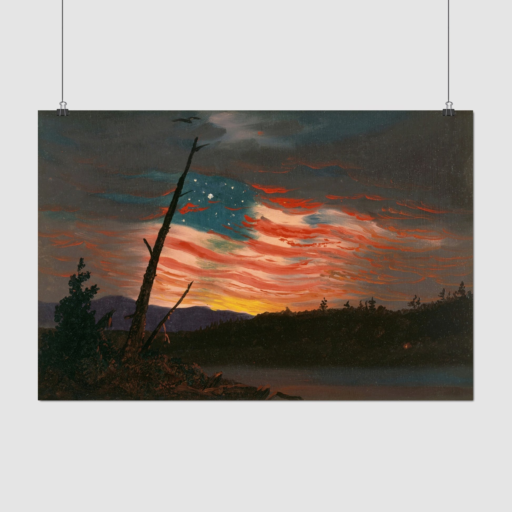 Our Banner in the Sky (1861) – Frederic Edwin Church
