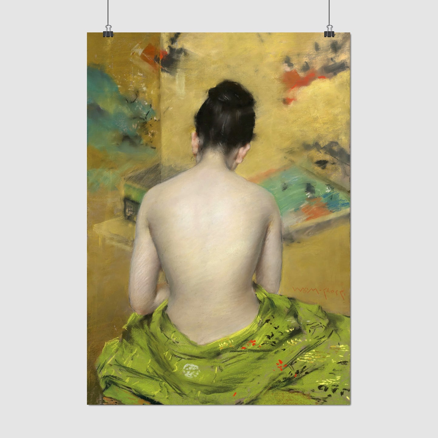 Study of Flesh Color and Gold (1888) – William Merritt Chase