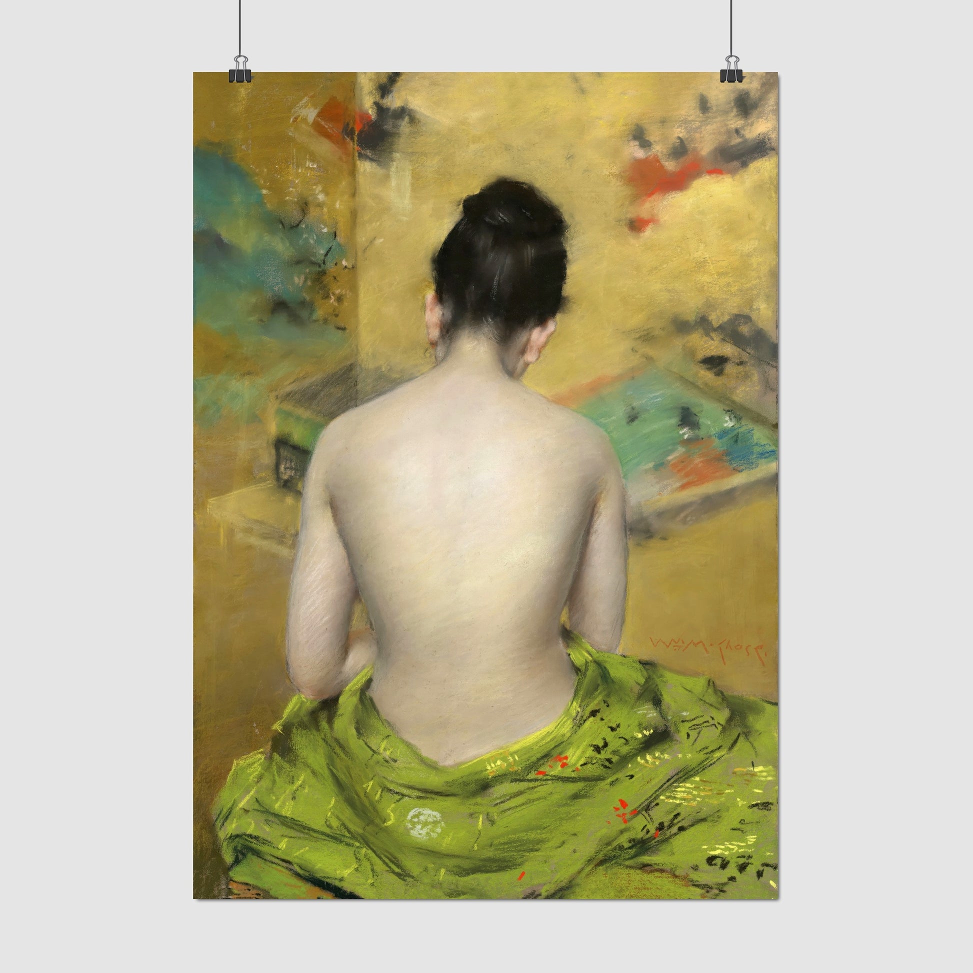 Study of Flesh Color and Gold (1888) – William Merritt Chase