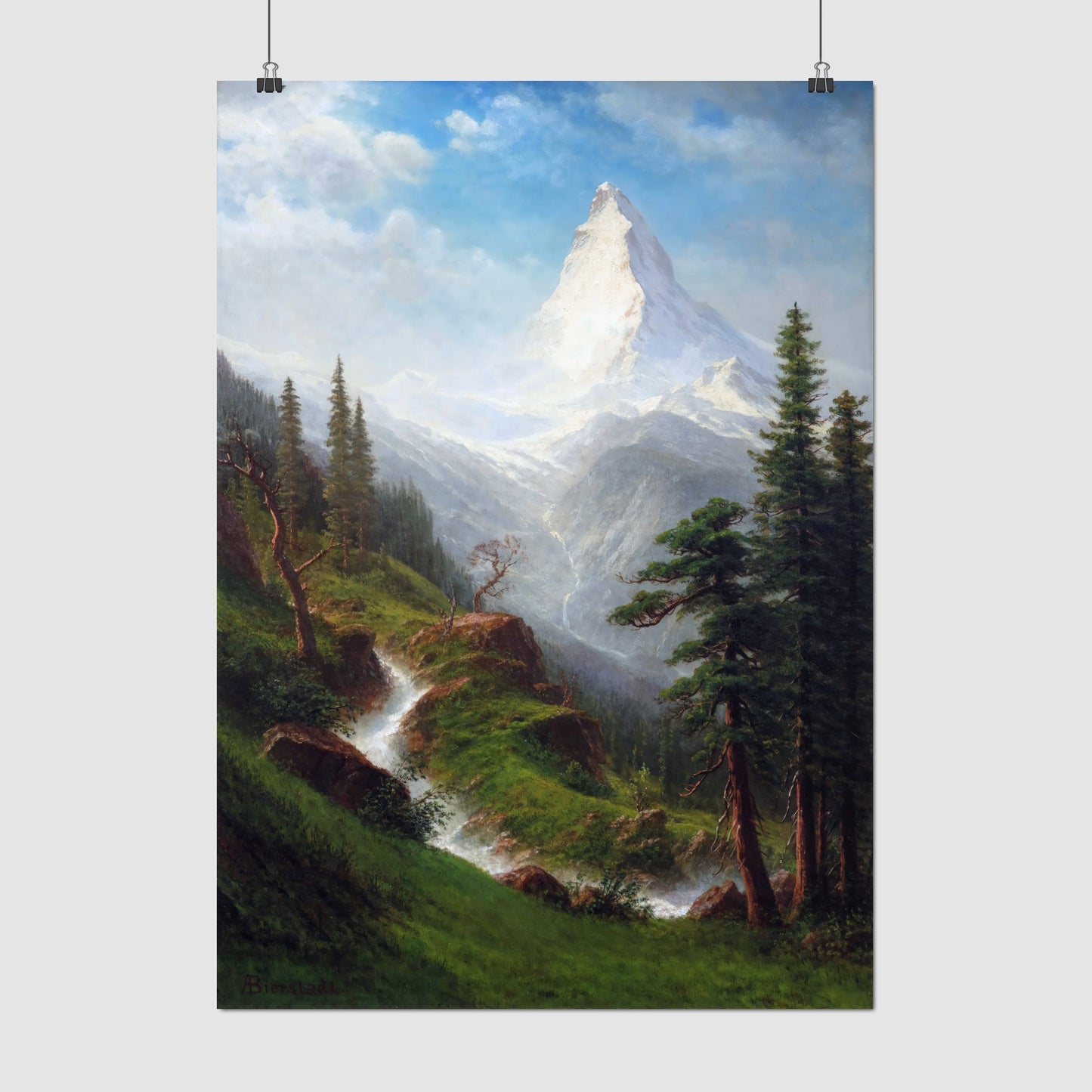 The Matterhorn (1867) – Albert Bierstadt