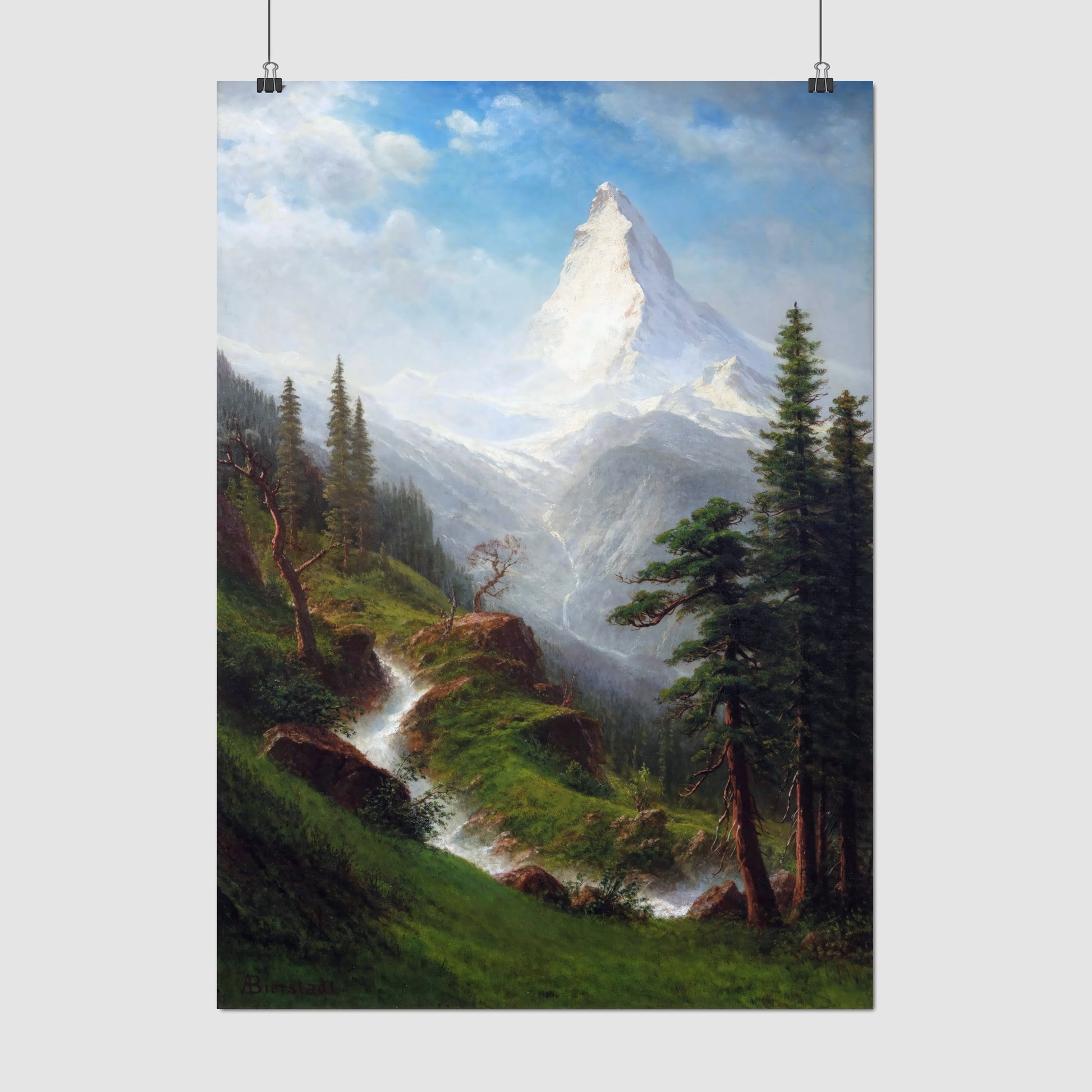 The Matterhorn (1867) – Albert Bierstadt