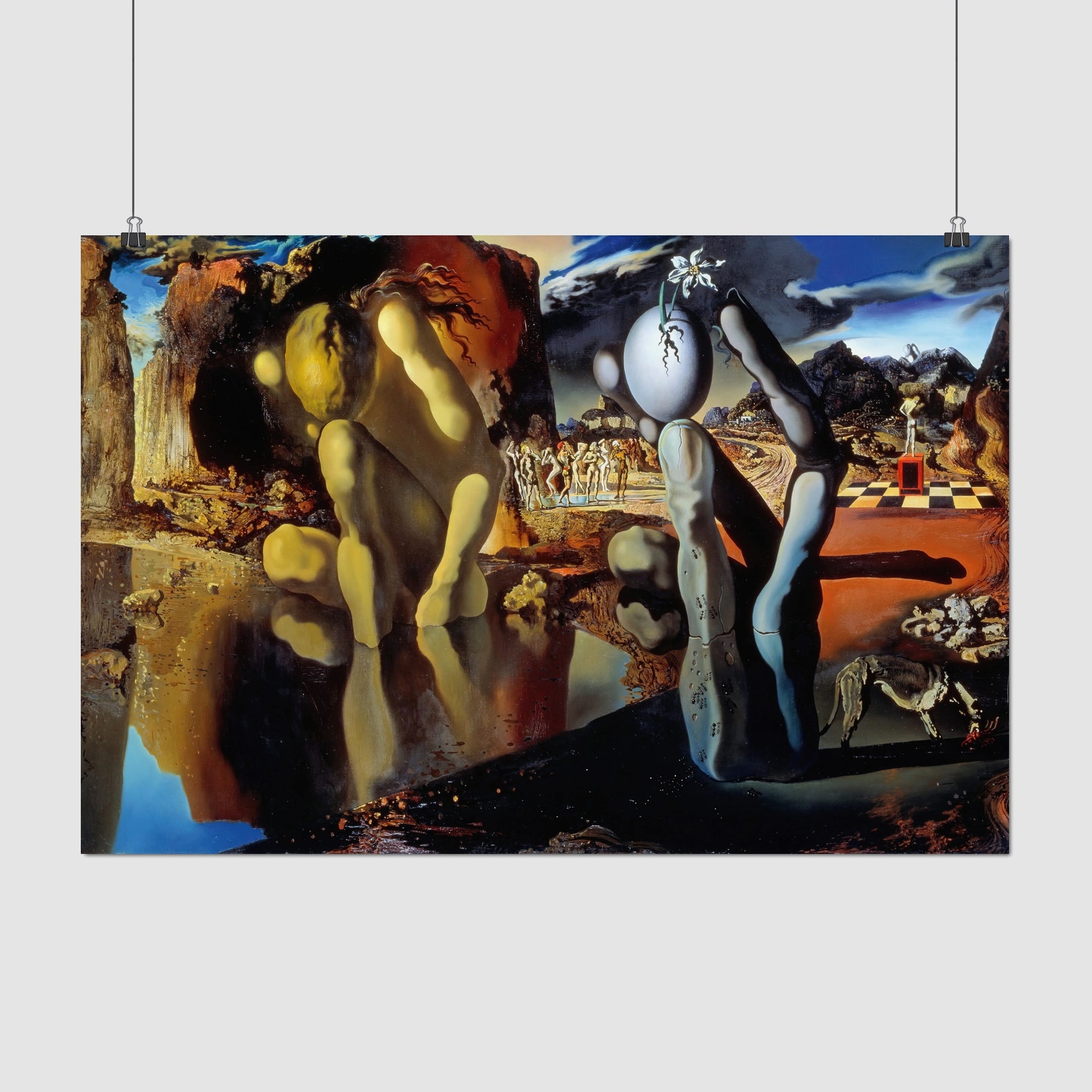 Metamorphosis of Narcissus (1937) – Salvador Dalí