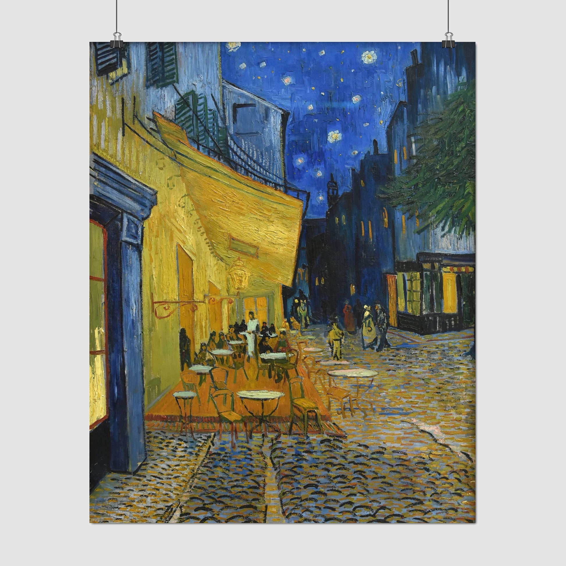 Café Terrace at Night (1888) – Vincent van Gogh - Printed Masterpieces