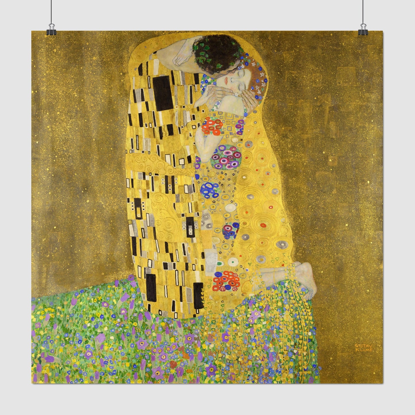 The Kiss – Gustav Klimt, Classic Art Reproduction