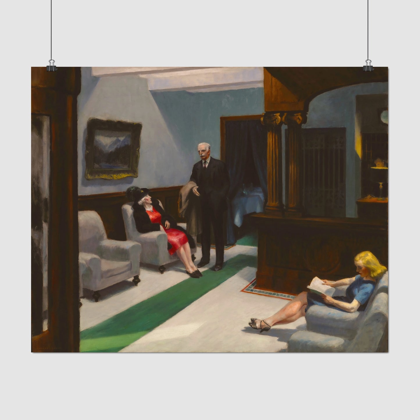 Hotel Lobby (1943) – Edward Hopper