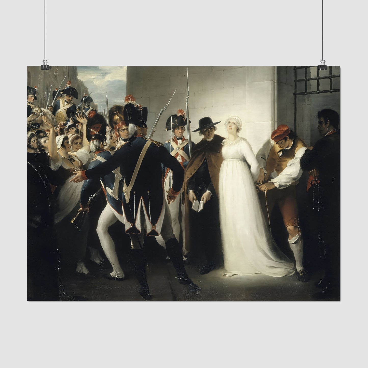 Marie Antoinette Being Taken to Her Execution (1794) – William Hamilton