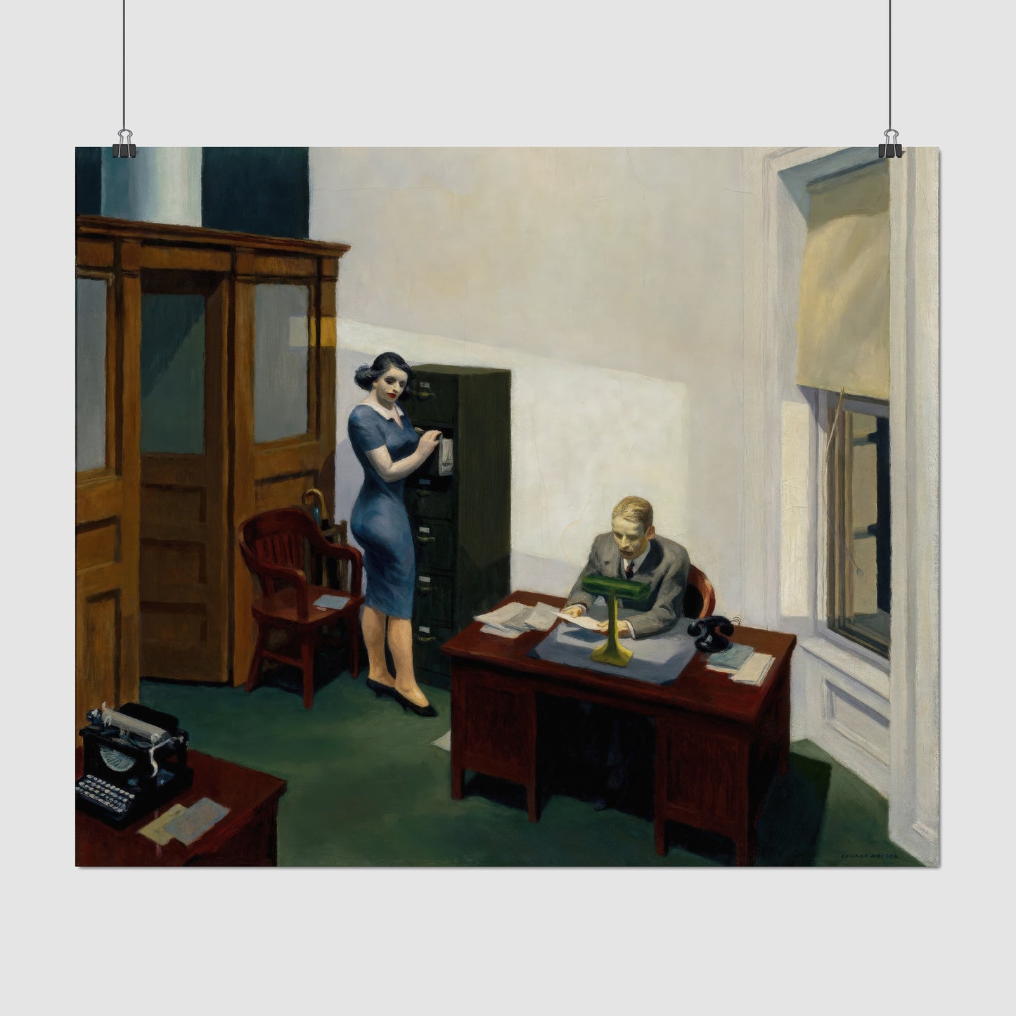 Office at Night (1940) – Edward Hopper