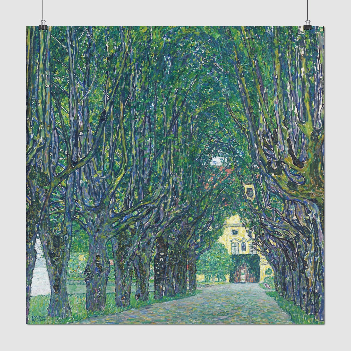 Avenue in the Park of Schloss Kammer (1912) – Gustav Klimt