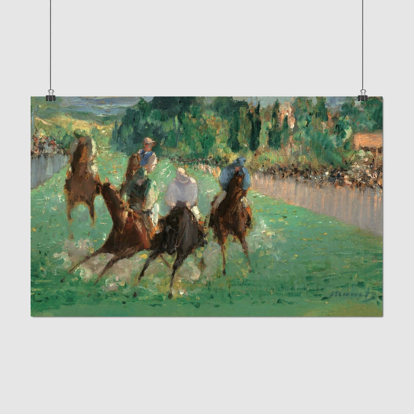 At the Races (1875) – Edouard Manet