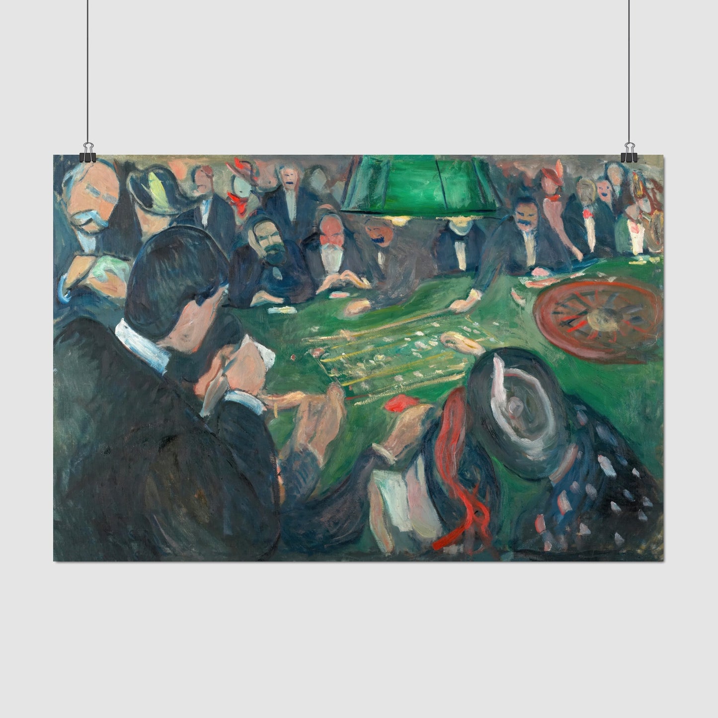At the Roulette Table in Monte Carlo (1892) – Edvard Munch