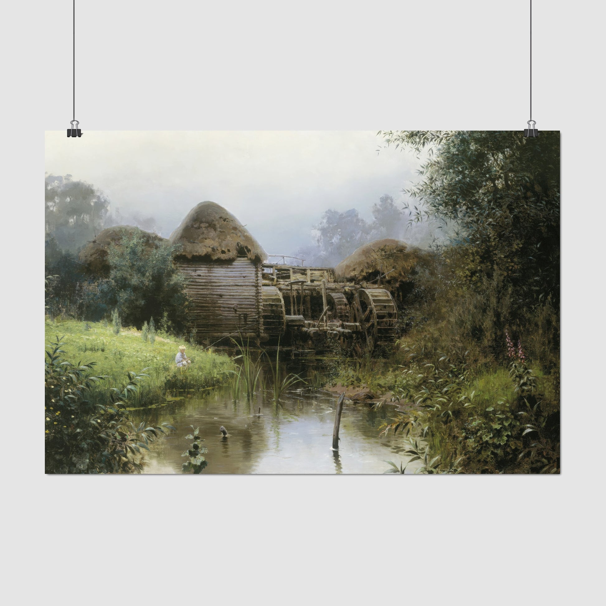 Old Mill – Vasily Polenov, Classic Art Reproduction