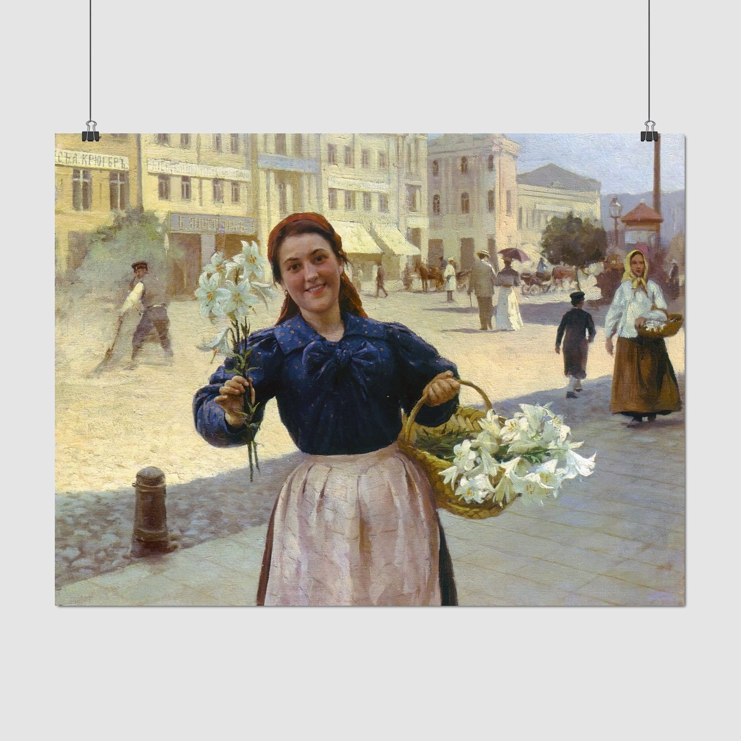 Flower Girl in Kyiv (1897) – Mykola Pymonenko