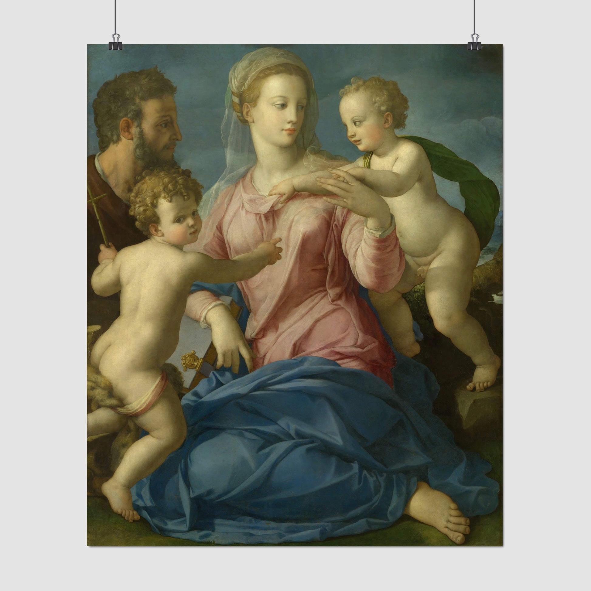 Madonna and Child (Madonna Stroganoff) – Bronzino, Classic Art Reproduction