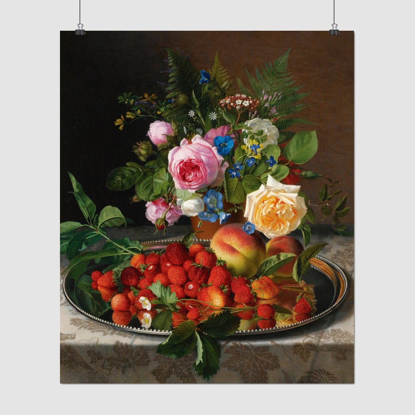 Nature's Rewards – Otto Diderich Ottesen, Classic Art Reproduction