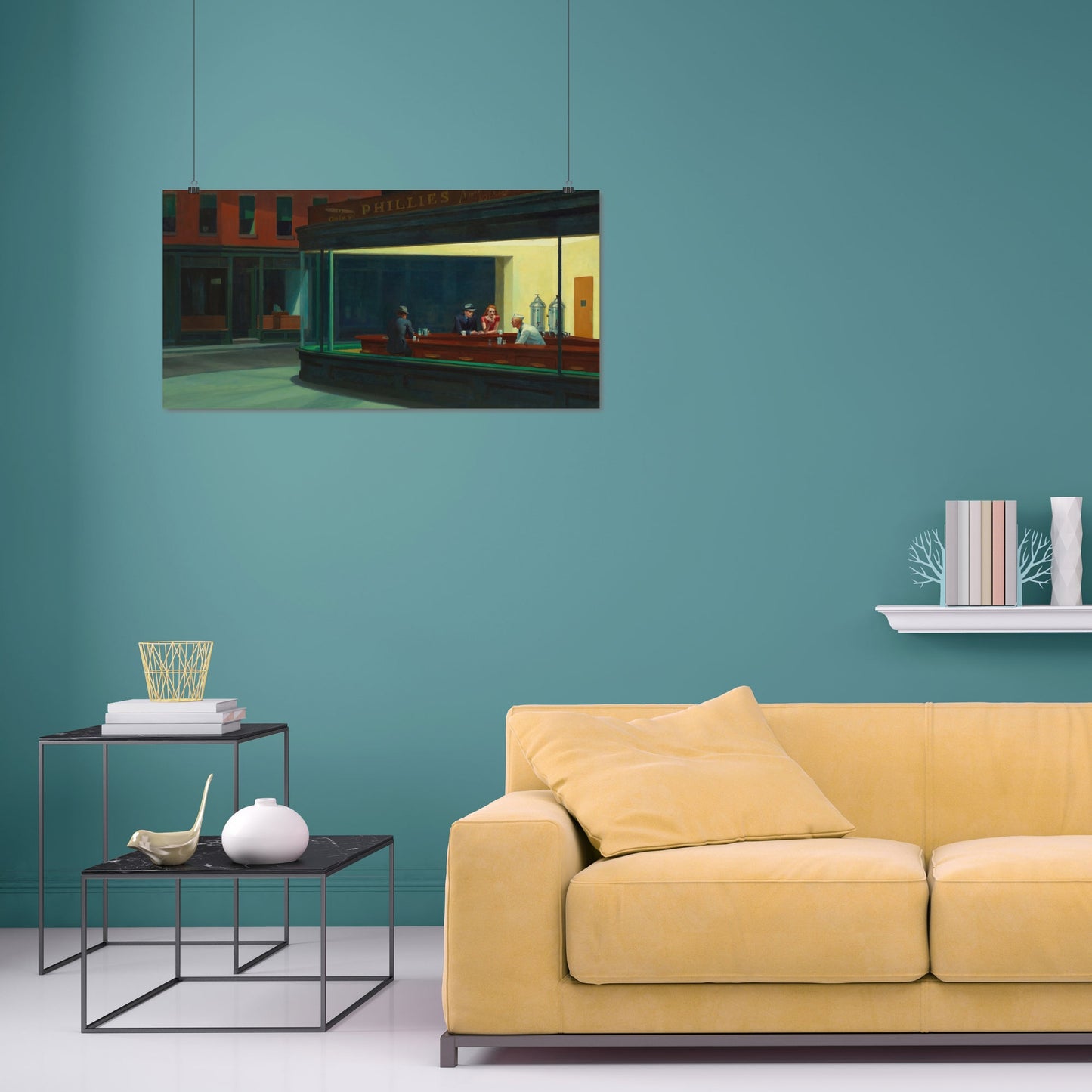 Nighthawks – Edward Hopper, Classic Art Reproduction