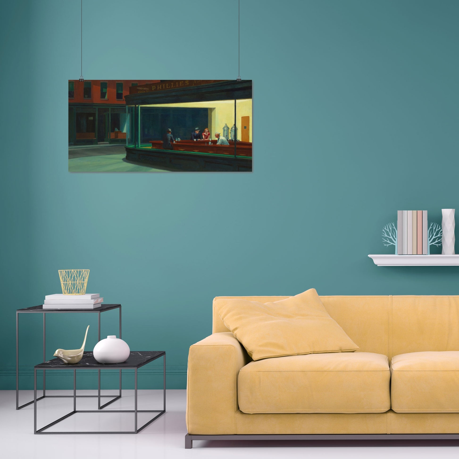 Nighthawks – Edward Hopper, Classic Art Reproduction