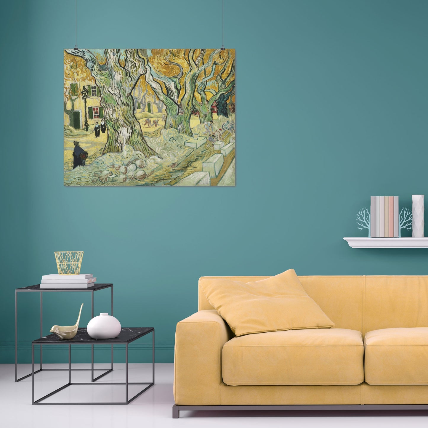 The Road Menders (1889) – Vincent van Gogh