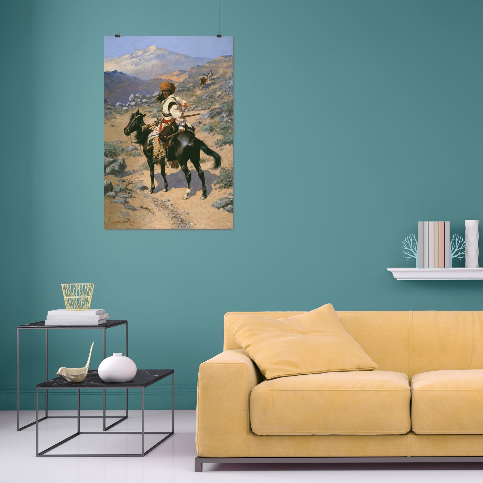 An Indian Trapper – Frederic Remington, Classic Art Reproduction