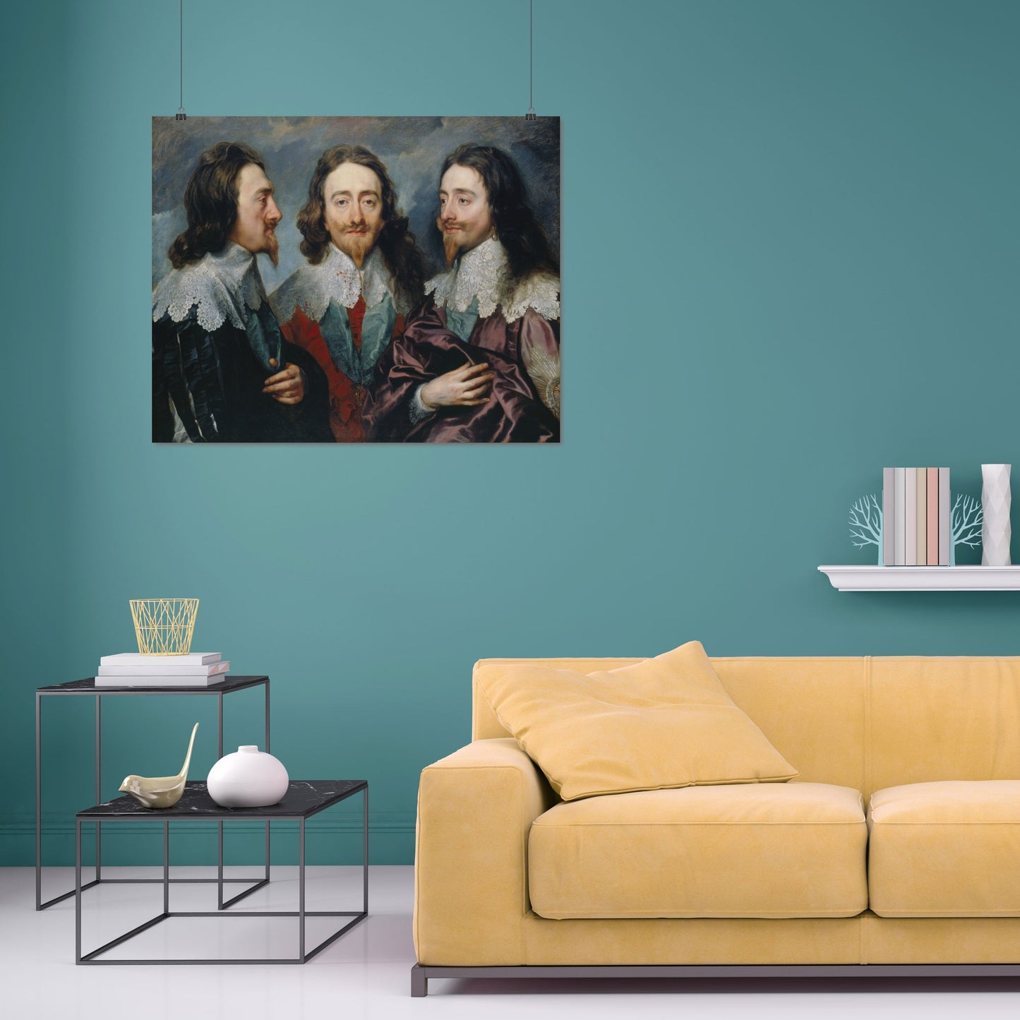 Charles I in Three Positions (1635) – Anthony van Dyck