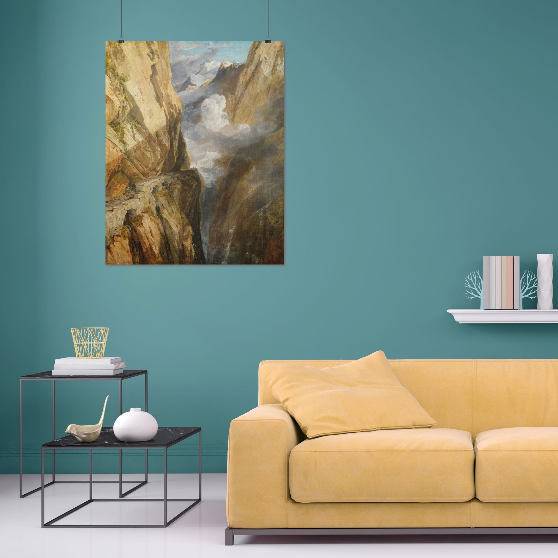 The Pass of St Gotthard, Switzerland (1803) – Joseph Mallord William Turner