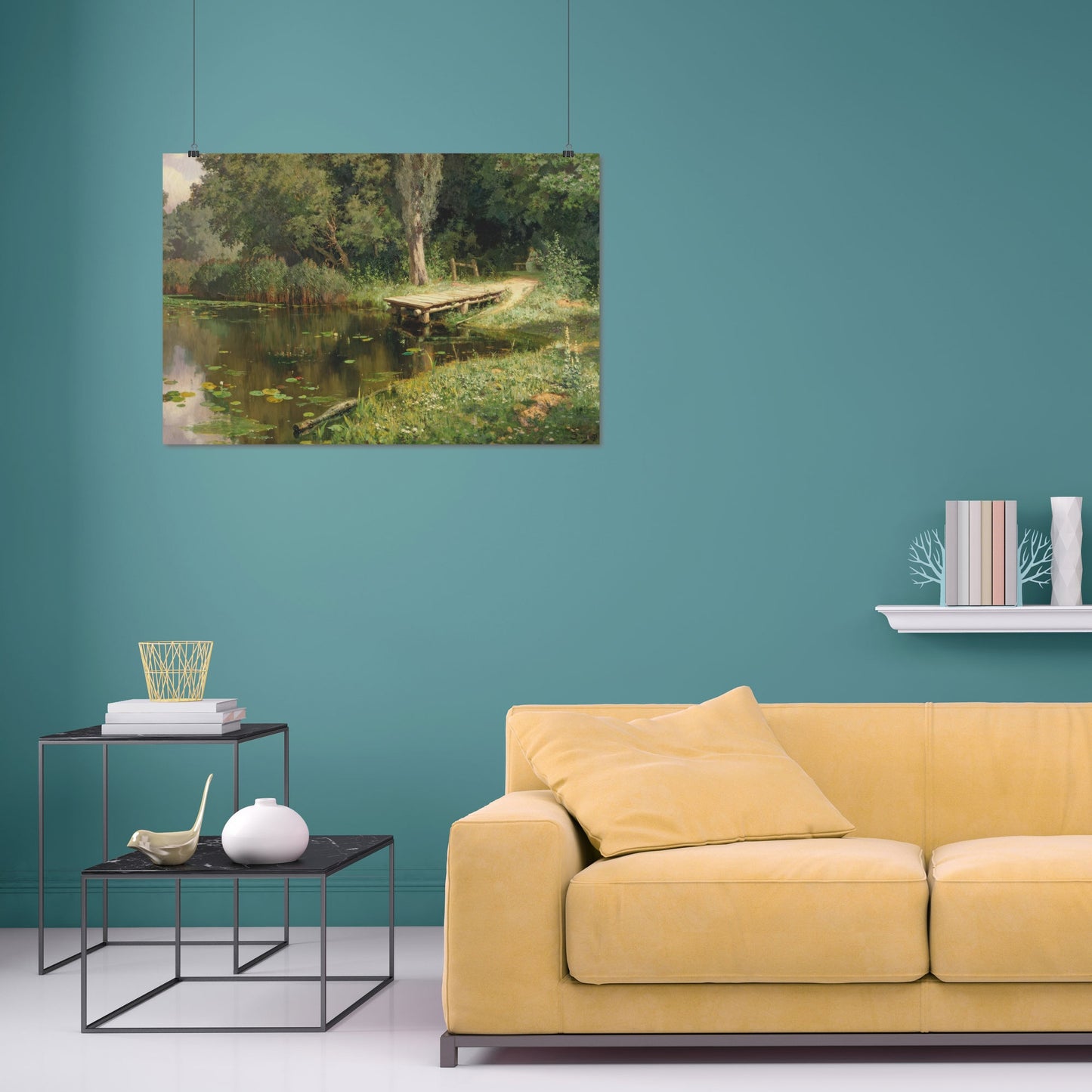 Overgrown Pond – Vasily Polenov, Classic Art Reproduction