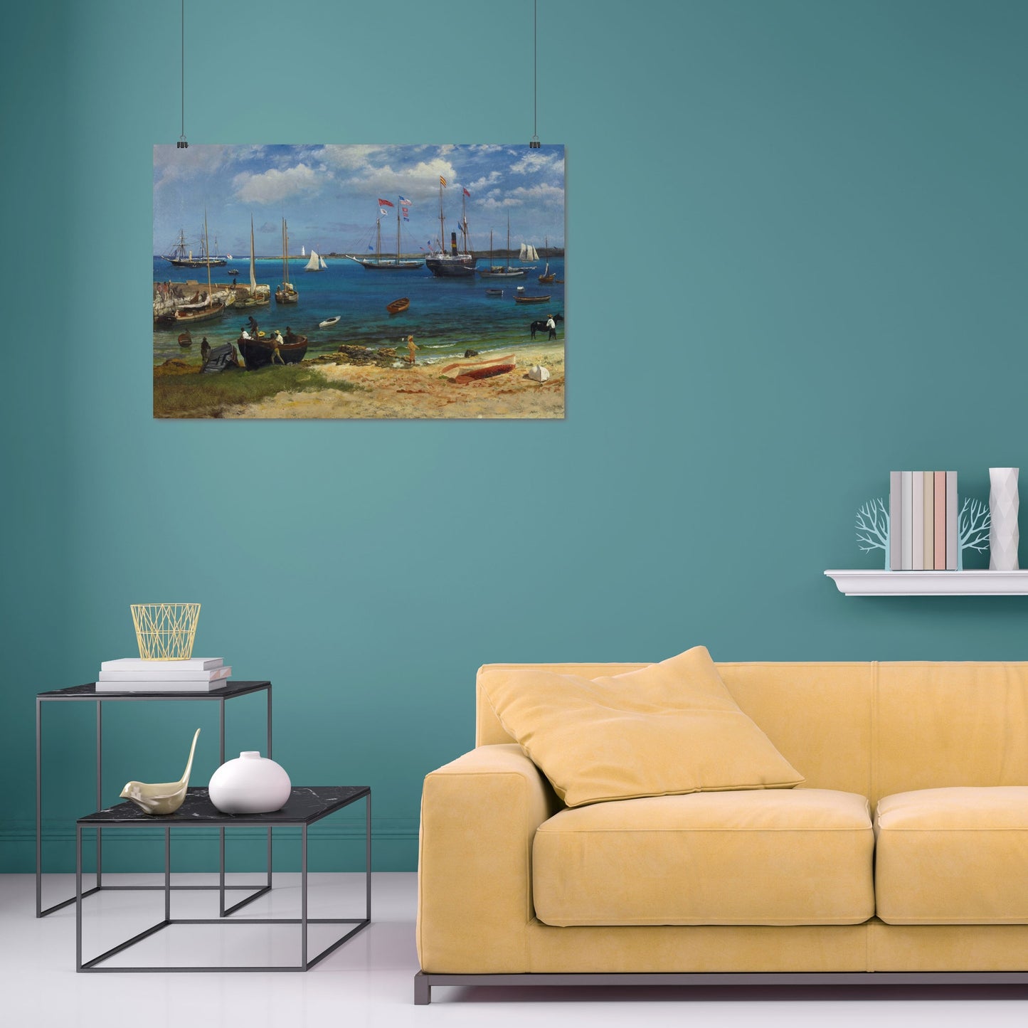 Nassau Harbor (1877) – Albert Bierstadt