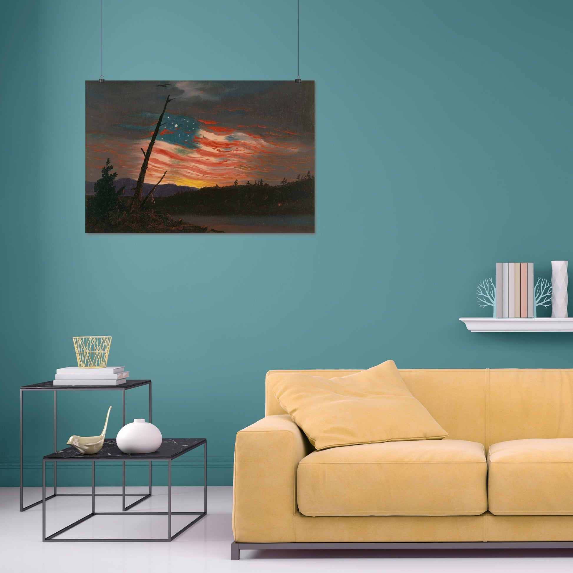 Our Banner in the Sky (1861) – Frederic Edwin Church - Printed Masterpieces