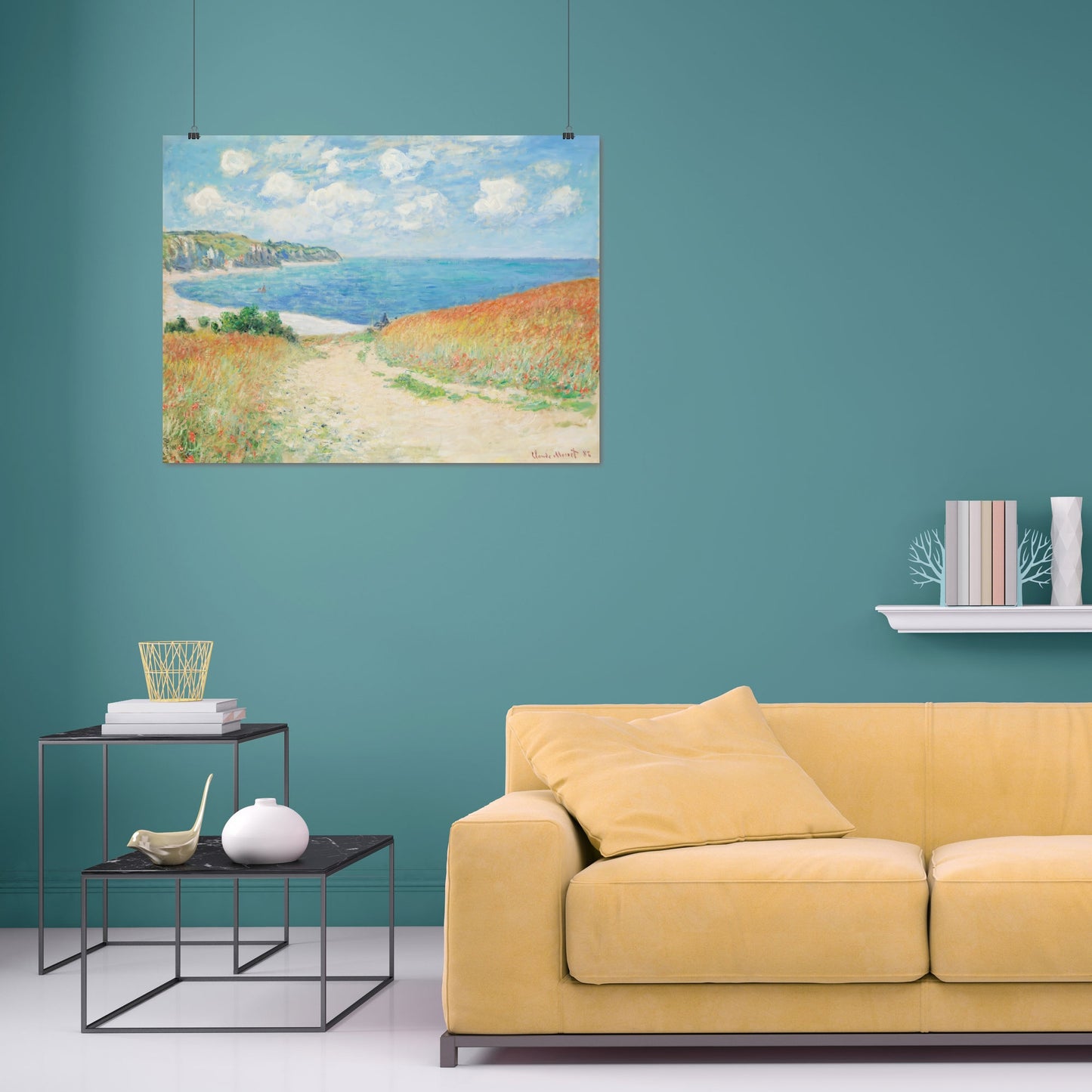 Path in the Wheat Fields at Pourville (1882) – Claude Monet