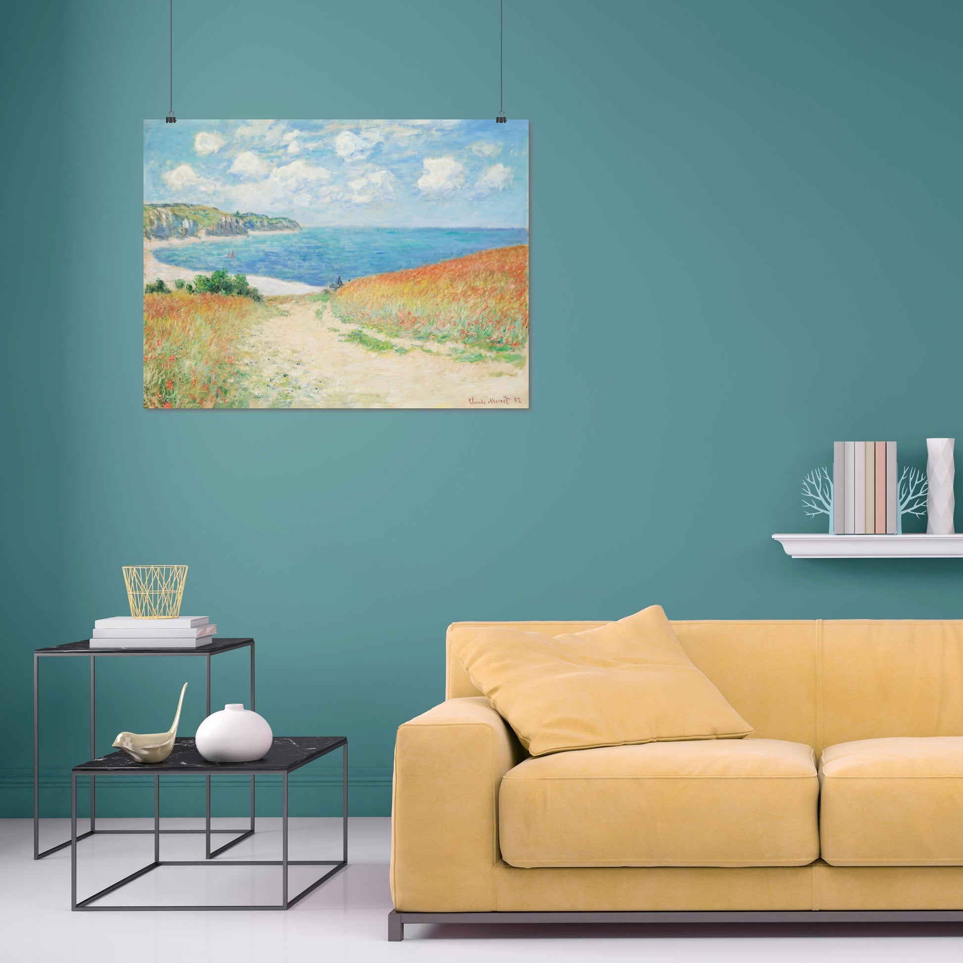 Path in the Wheat Fields at Pourville (1882) – Claude Monet