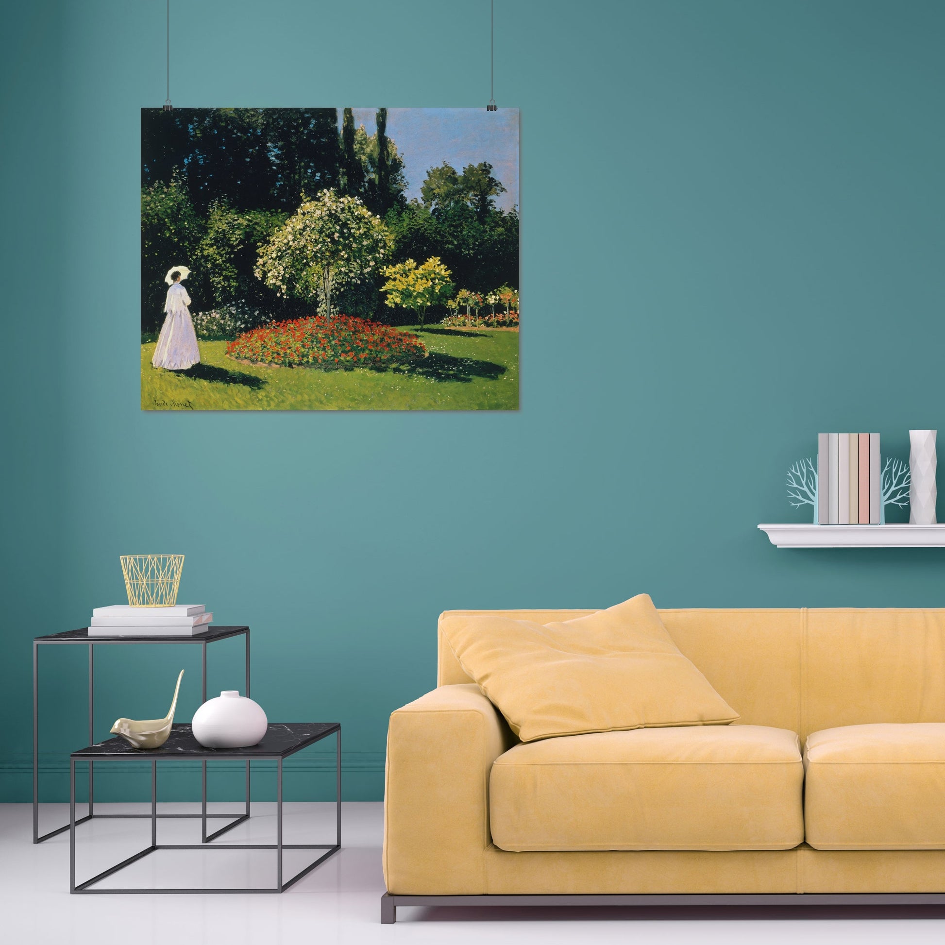 Woman in the Garden (1866) – Claude Monet