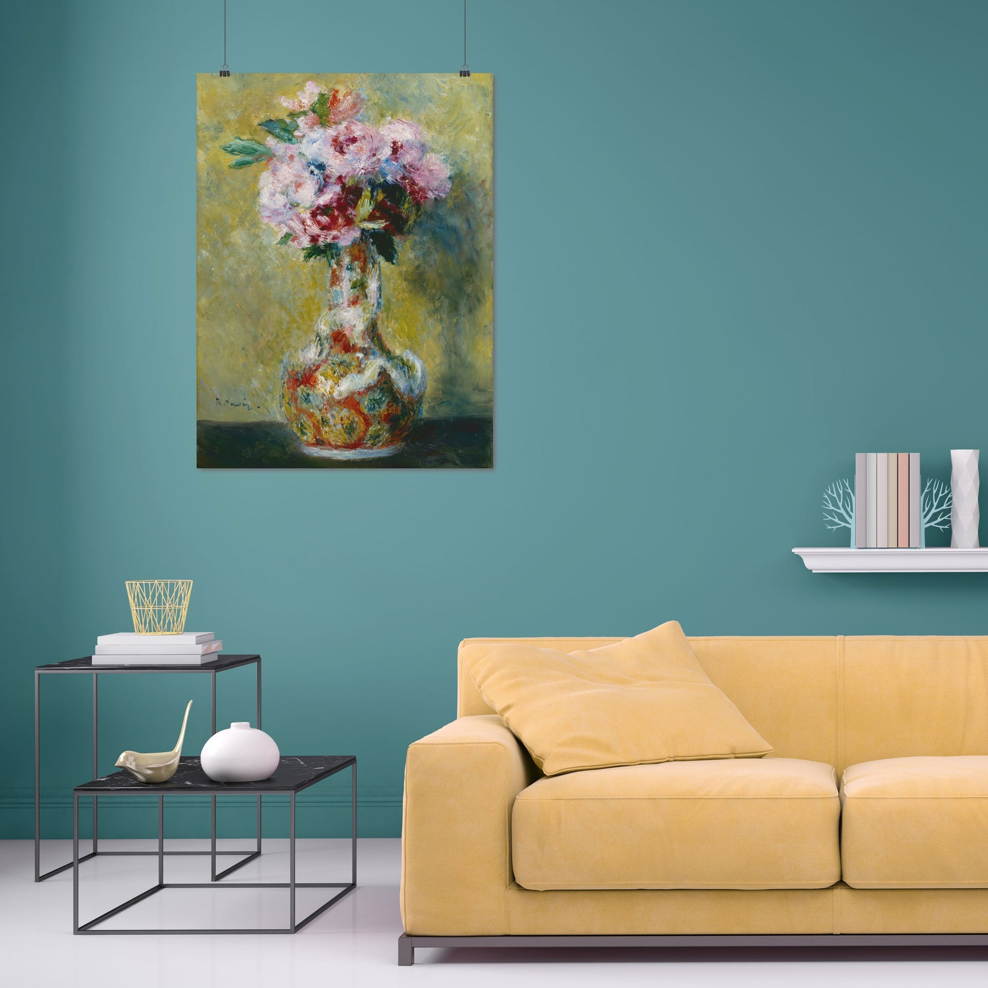 Bouquet in a Vase (1878) – Pierre-Auguste Renoir