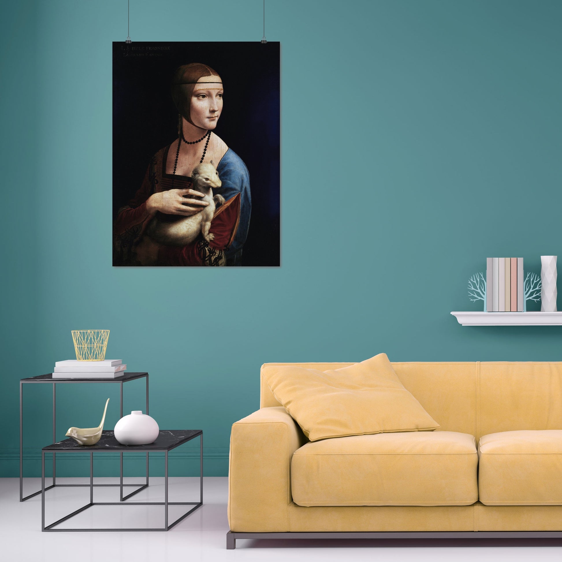 Lady with an Ermine – Leonardo da Vinci, Classic Art Reproduction