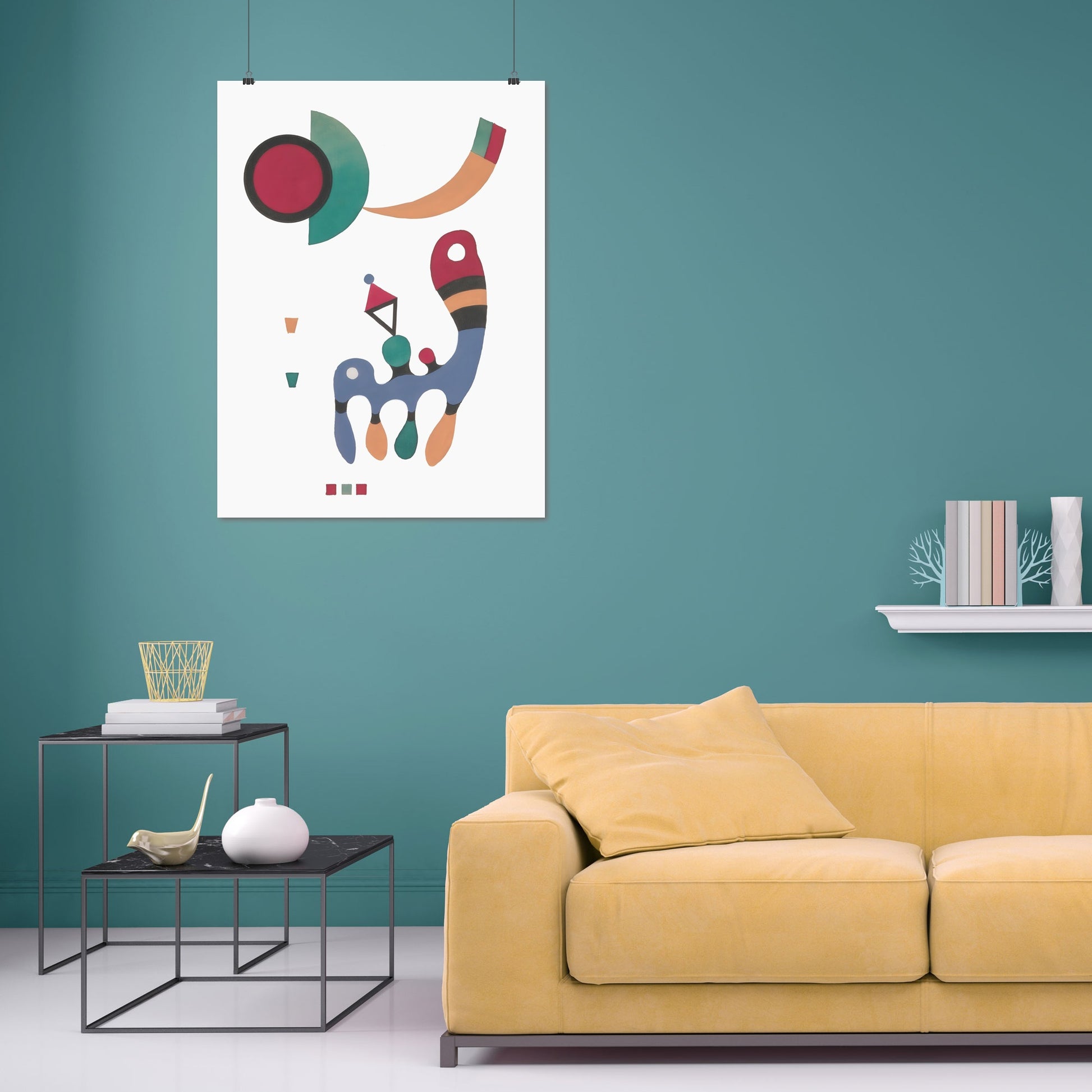 Blau (Blue) – Wassily Kandinsky, Classic Art Reproduction