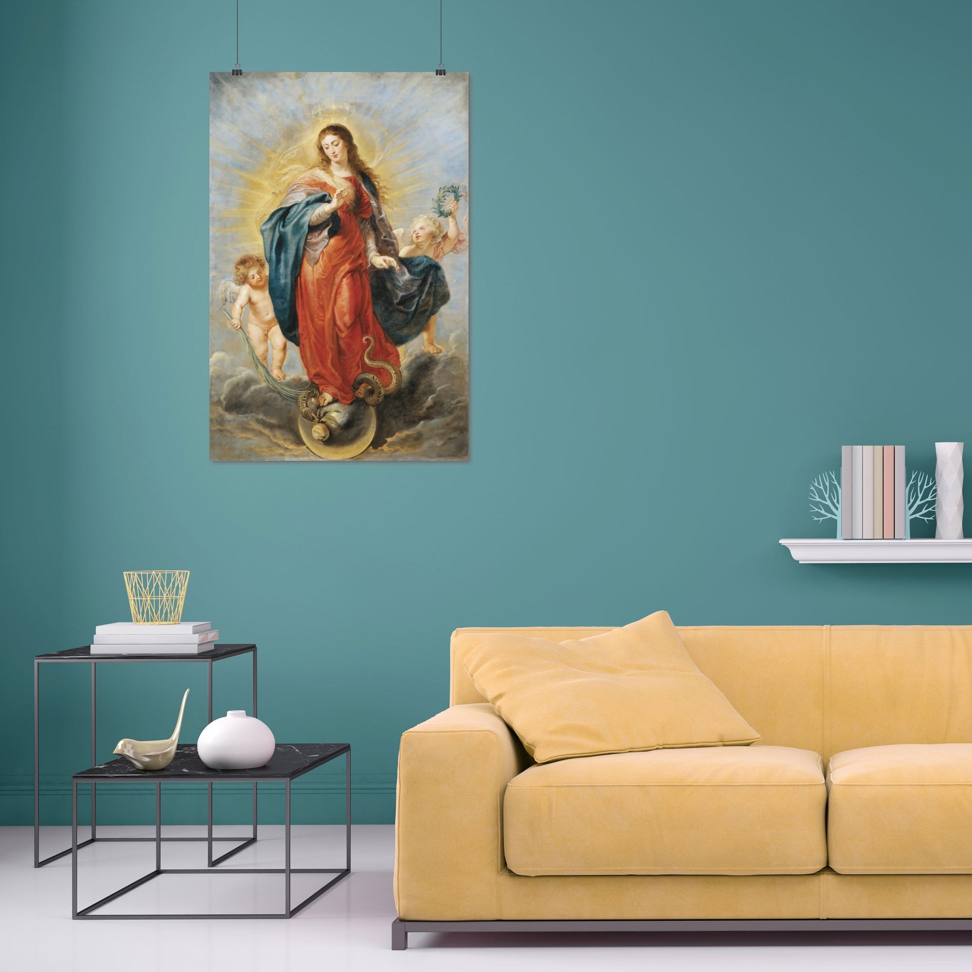Virgin of Immaculate Conception, Virgin Mary – Peter Paul Rubens, Classic Art Reproduction