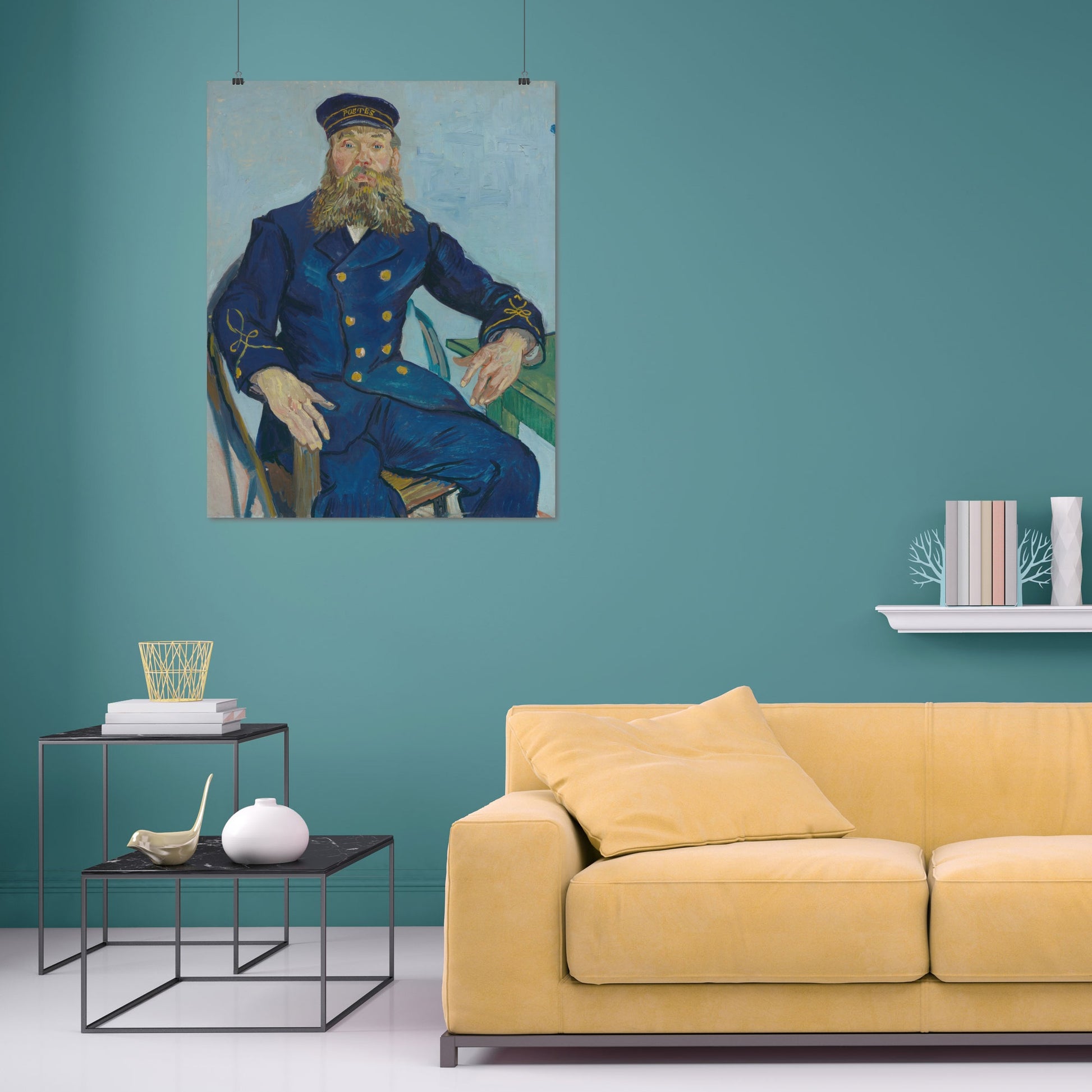 Portrait of the Postman Joseph Roulin (1888) – Vincent van Gogh