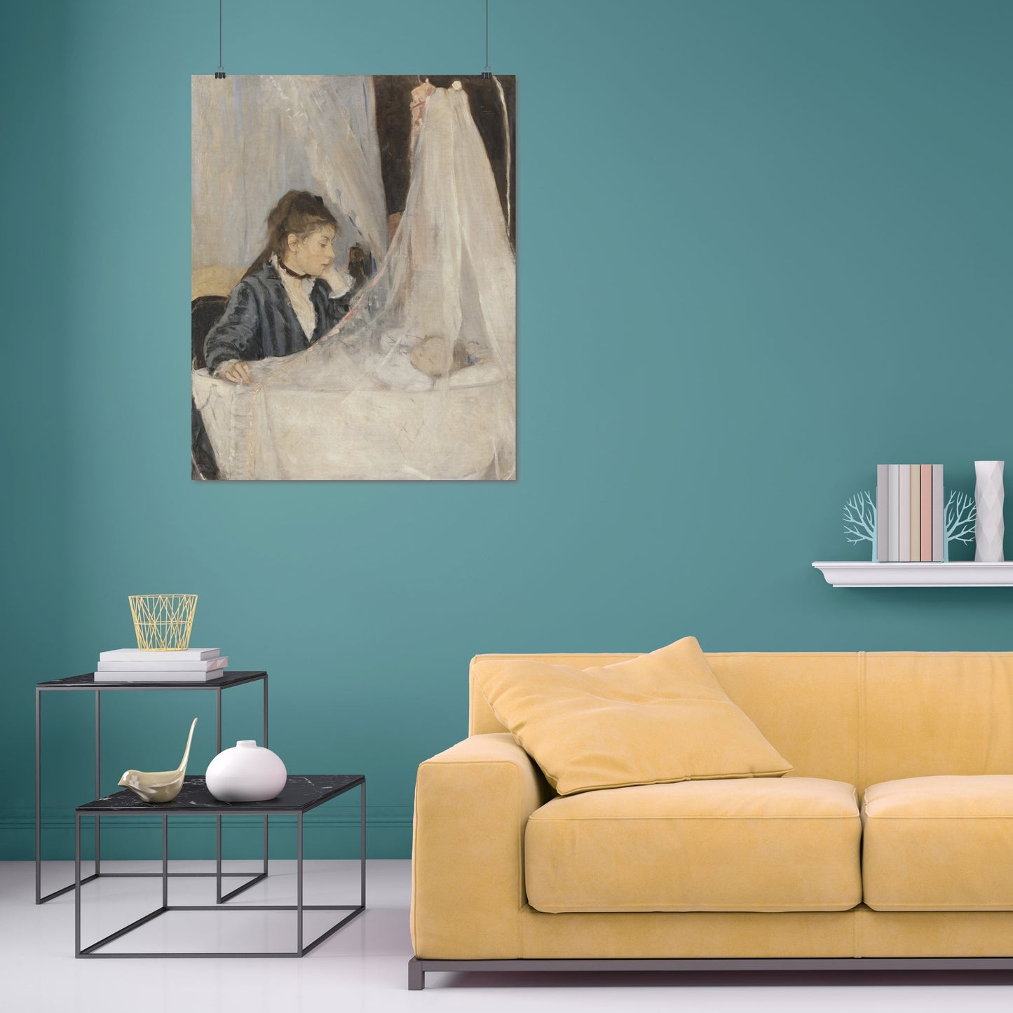 The Cradle (1872) – Berthe Morisot