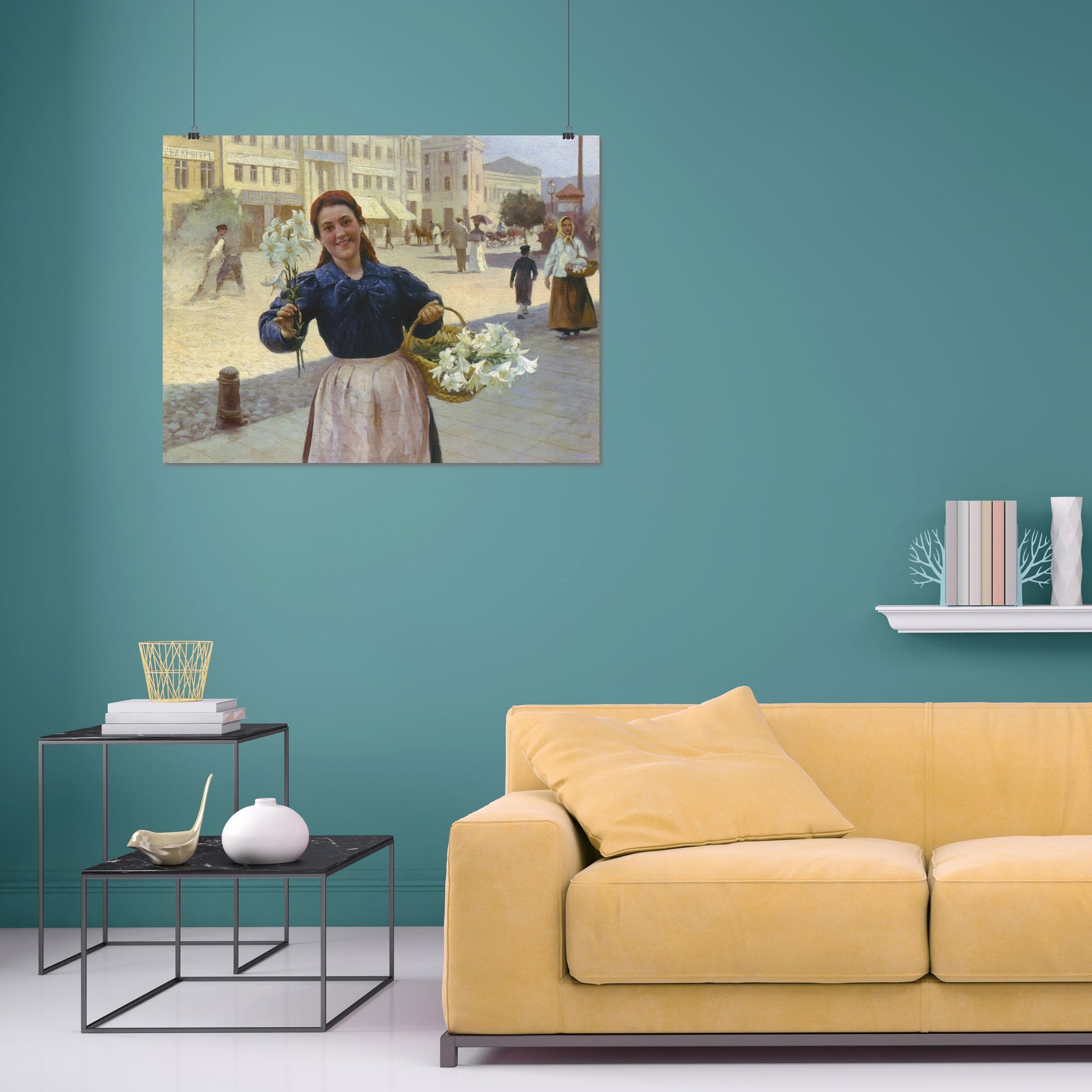 Flower Girl in Kyiv (1897) – Mykola Pymonenko