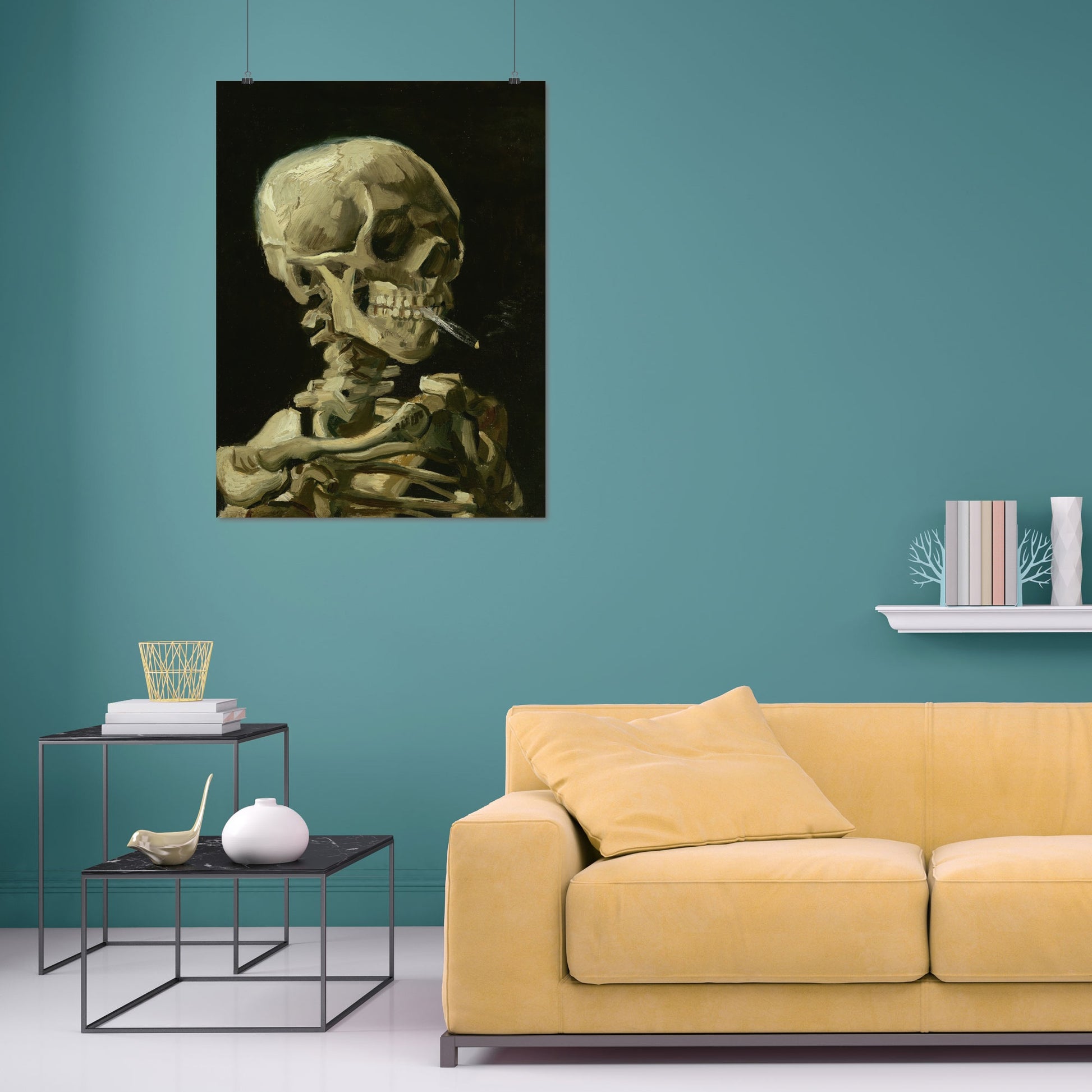 Skull of a Skeleton – Vincent van Gogh, Classic Art Reproduction