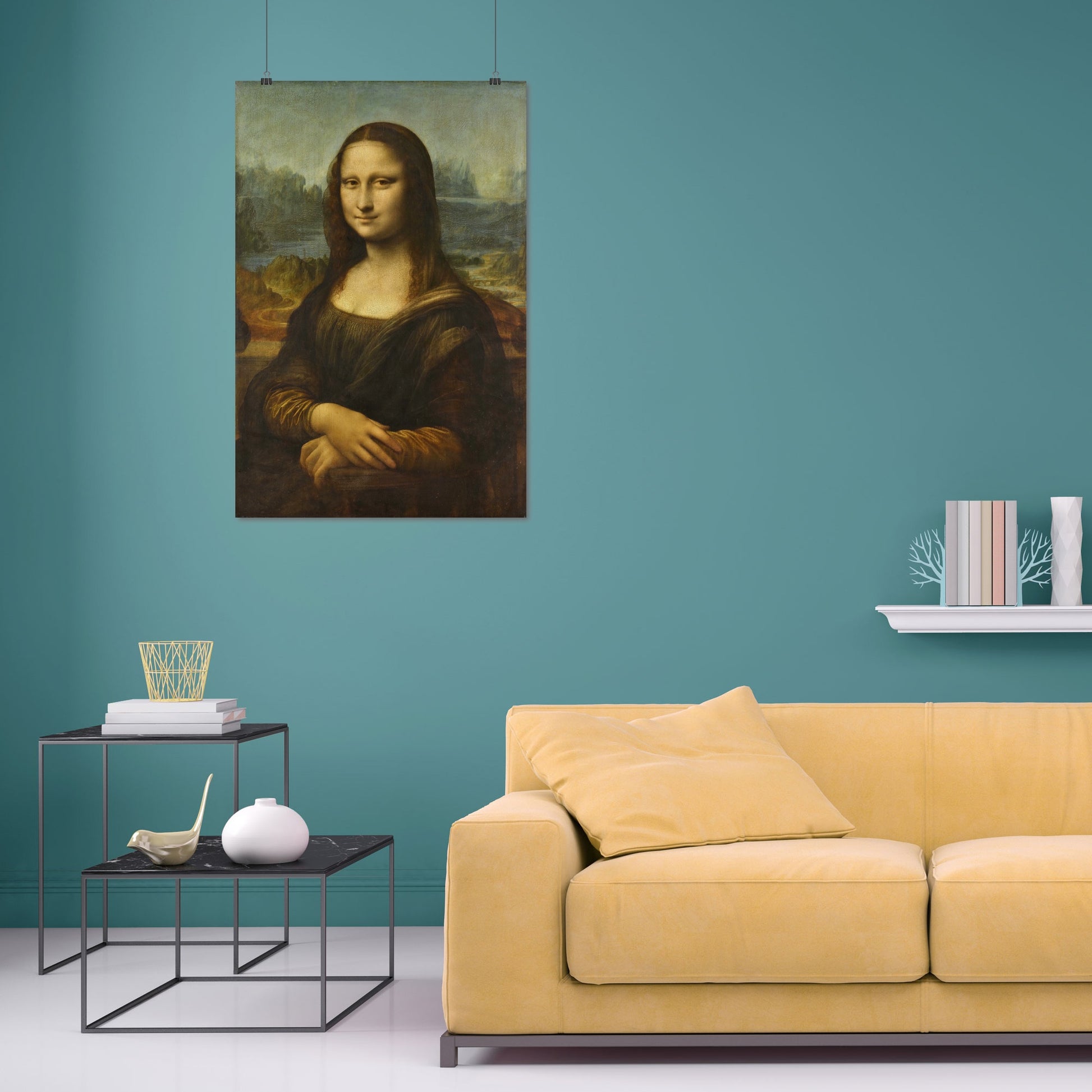 Mona Lisa (La Gioconda) – Leonardo da Vinci, Classic Art Reproduction