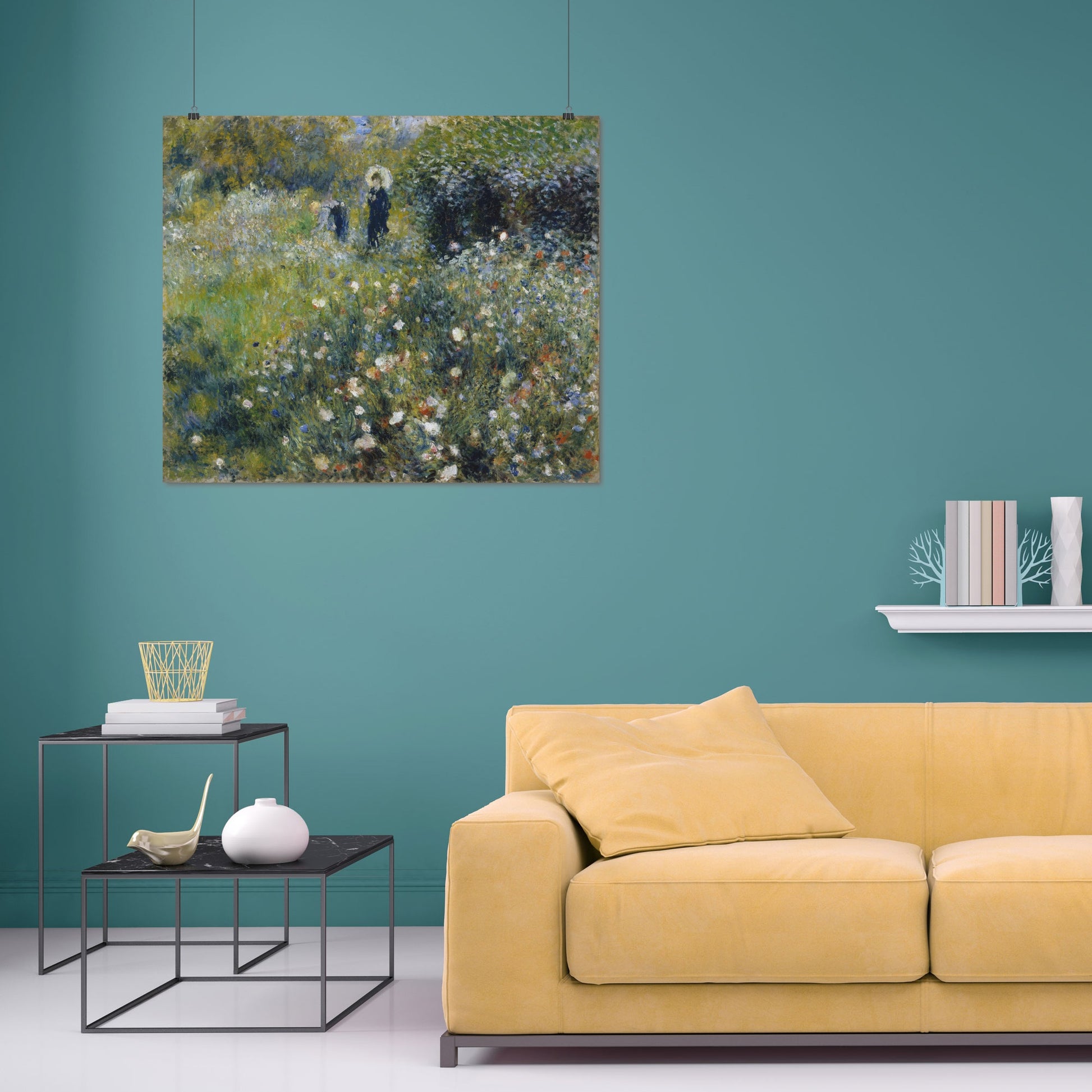 Woman with a Parasol in a Garden (1875) – Pierre-Auguste Renoir