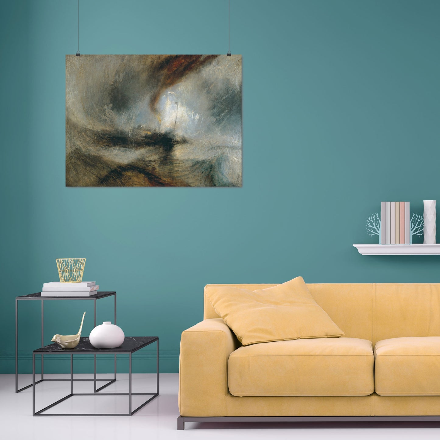 Snow Storm - Steam-Boat off a Harbour's Mouth (1842) – Joseph Mallord William Turner