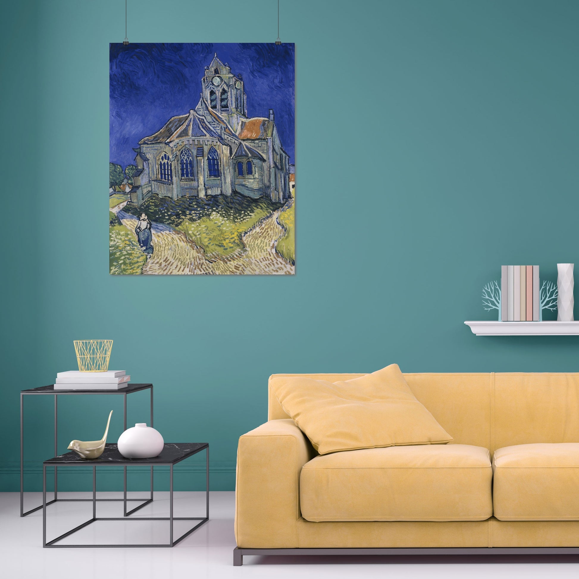 Church in Auvers-sur-Oise (1890) – Vincent van Gogh