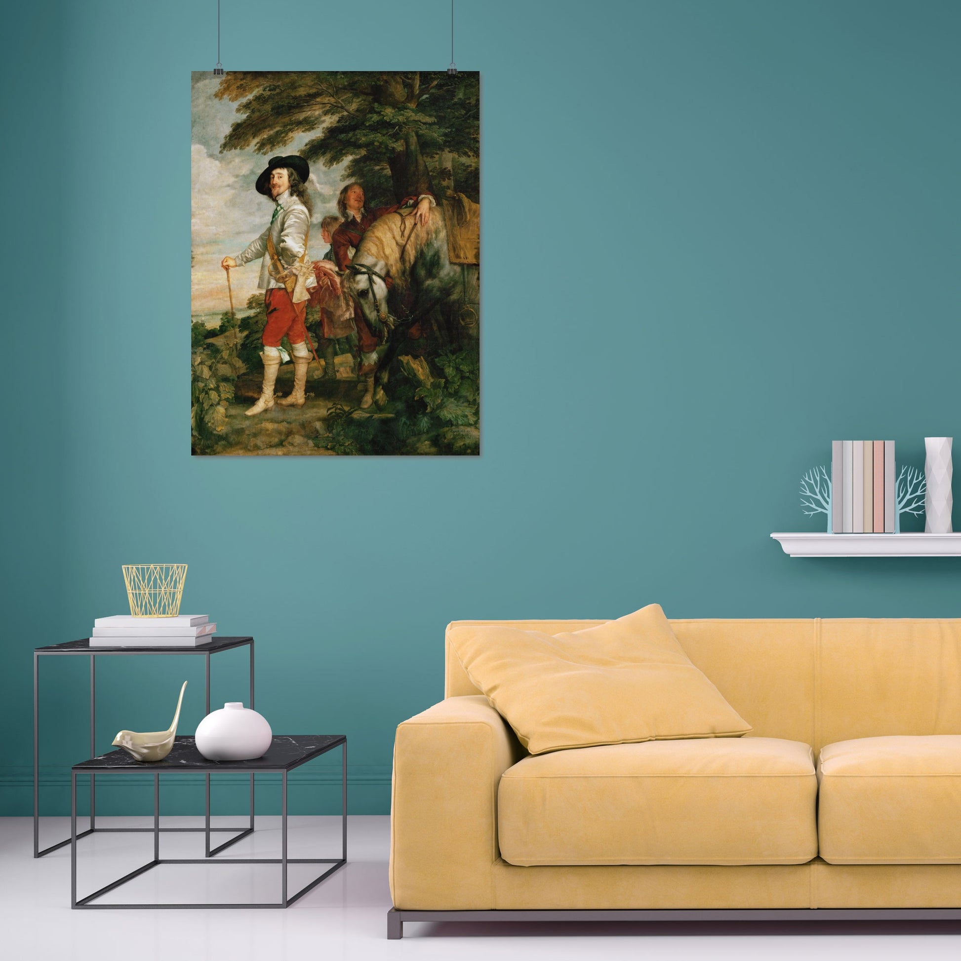 Charles I at the Hunt (1635) – Anthony van Dyck