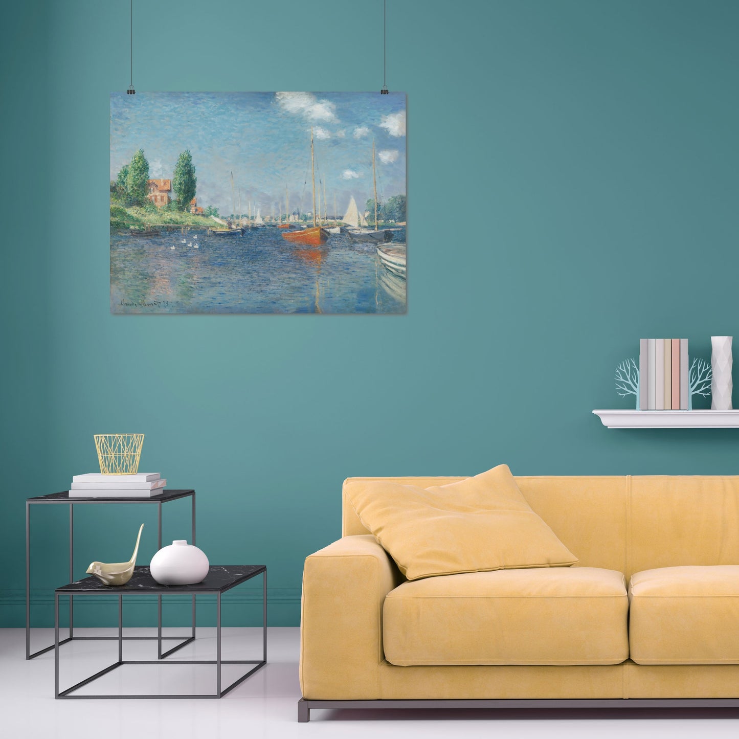 Red Boats (1875) – Claude Monet