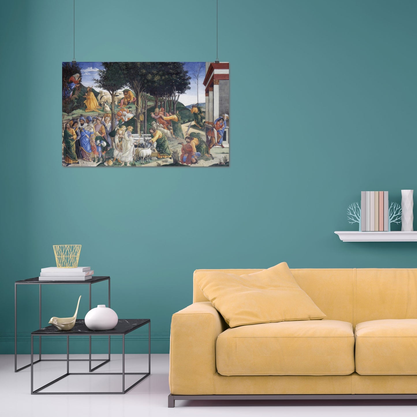 Youth of Moses (1481–1482) – Sandro Botticelli