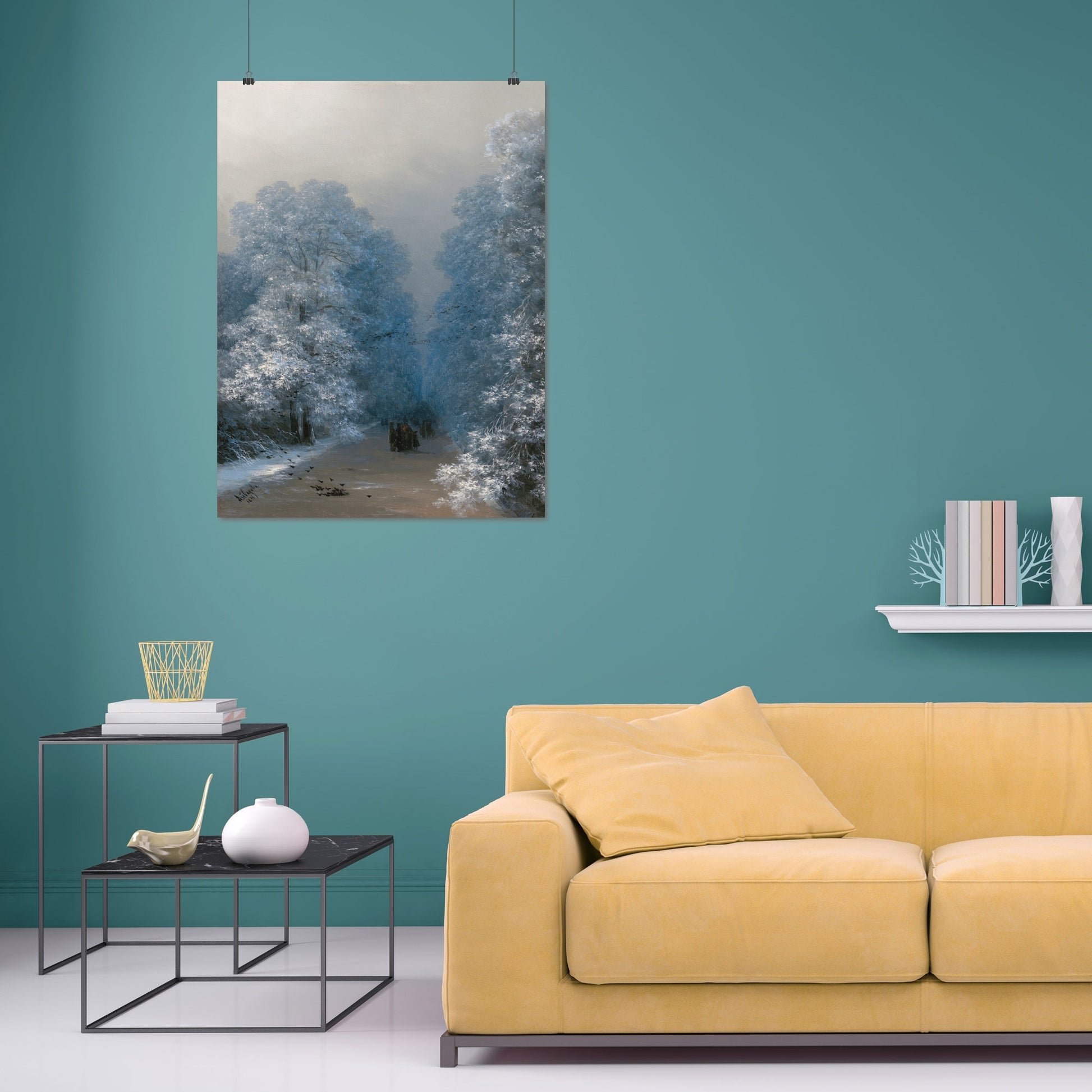 Winter landscape (1876) – Ivan Aivazovsky